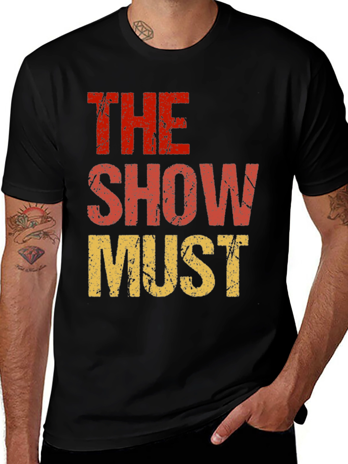 Variant 18 of The Show Must Go On Graphic Tee