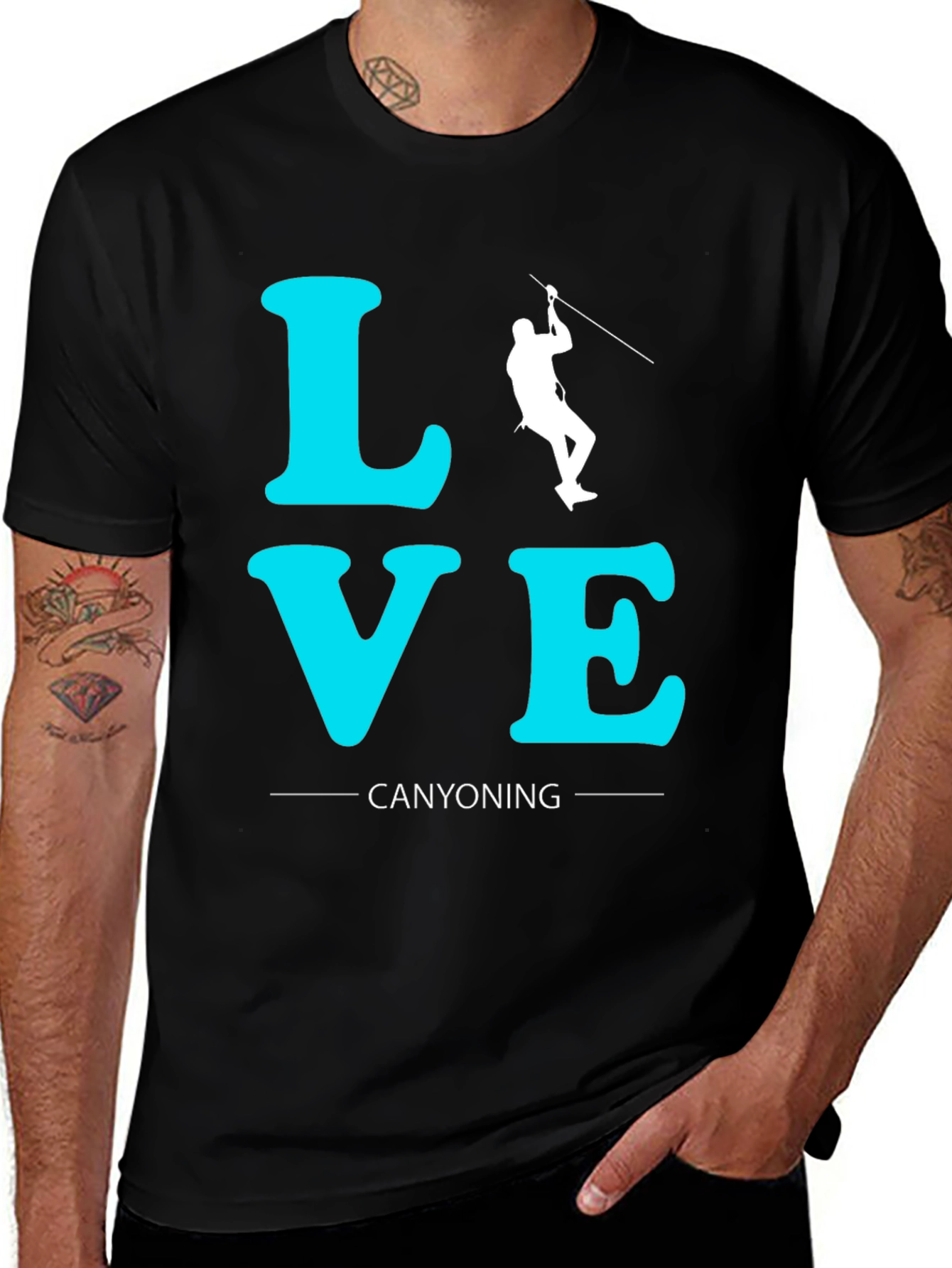 Variant 2 of Love Canyoning T-Shirt - Adventure Seeker Tee