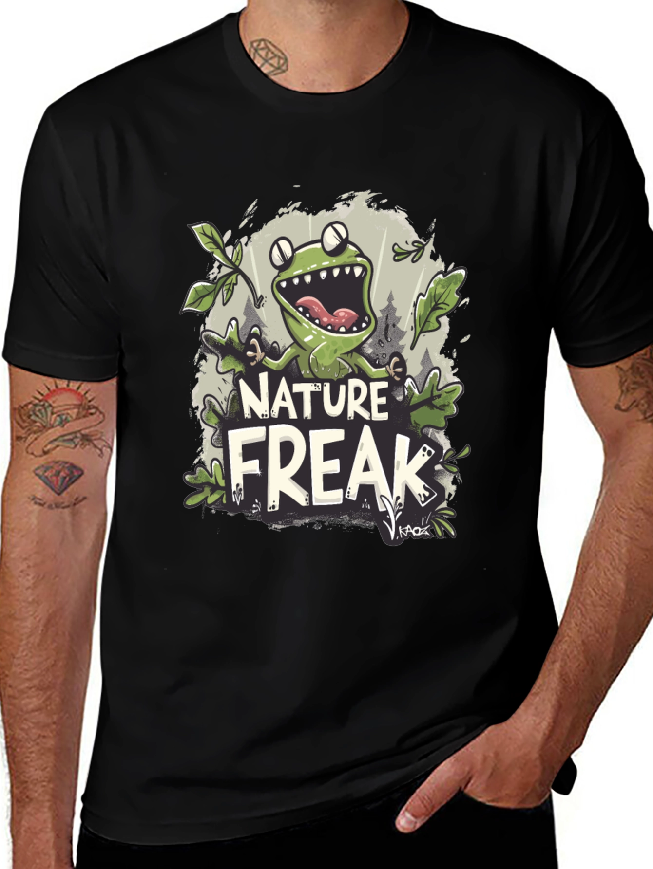 Variant 10 of Nature Freak Graphic T-Shirt
