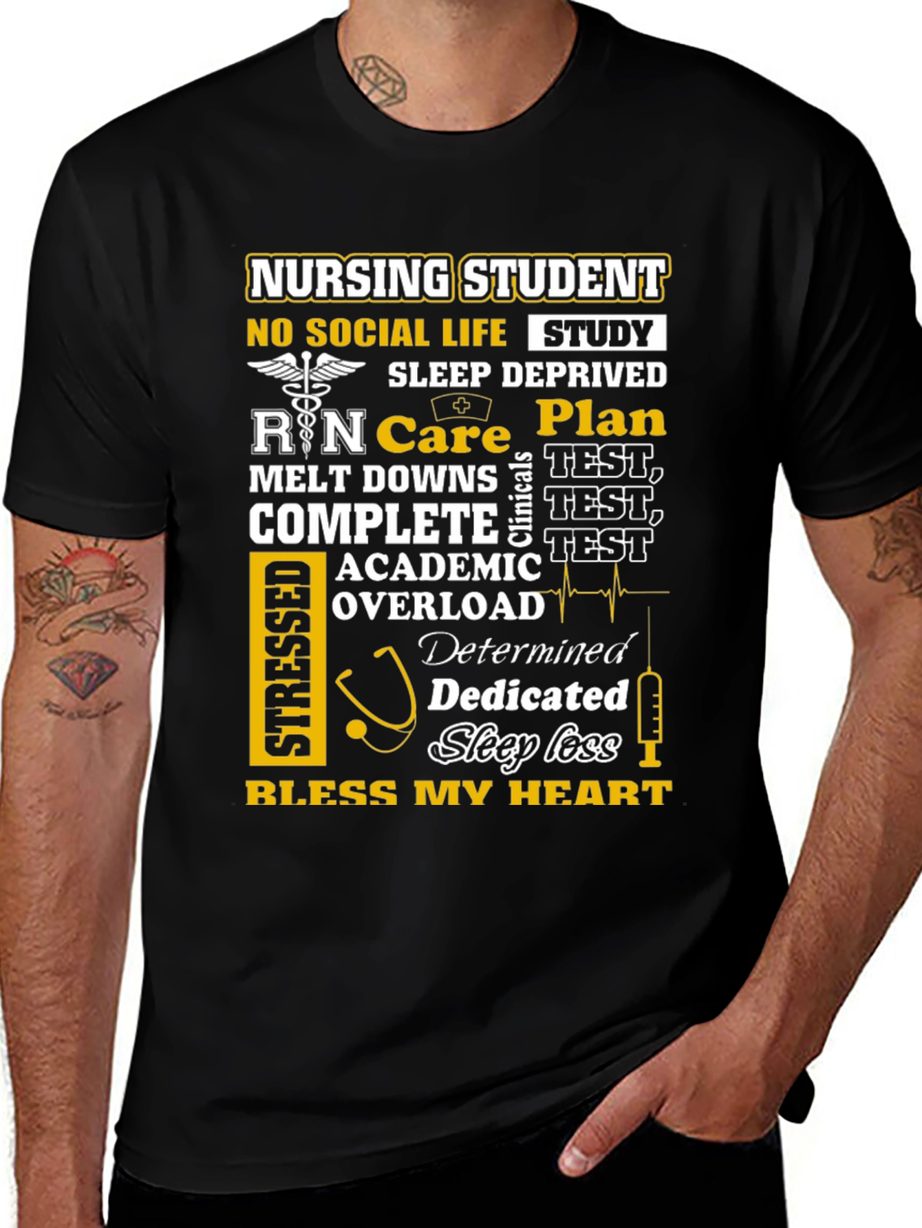 Variant 14 of Nursing Student Graphic Tee