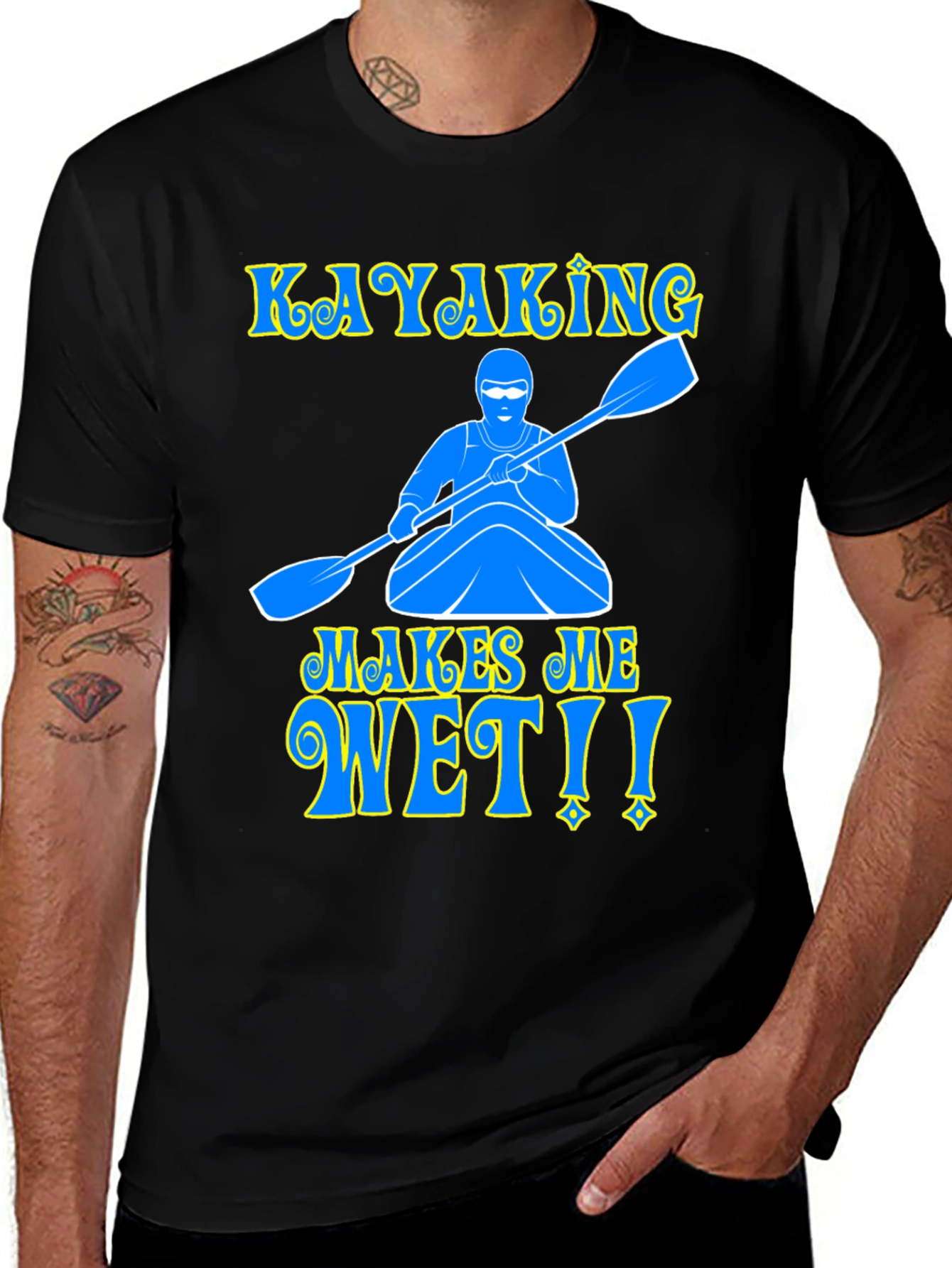 Variant 11 of Kayaking Makes Me Wet T-Shirt
