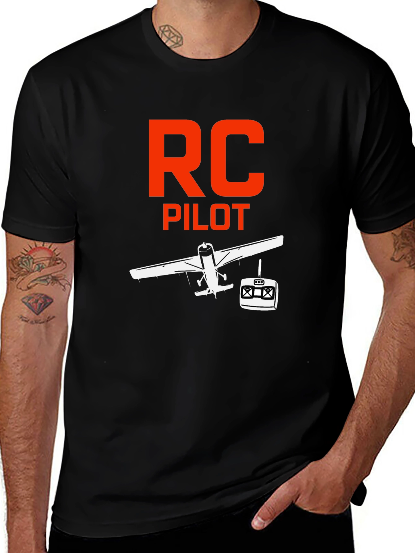 RC Pilot Graphic Tee - Remote Control Airplane Shirt