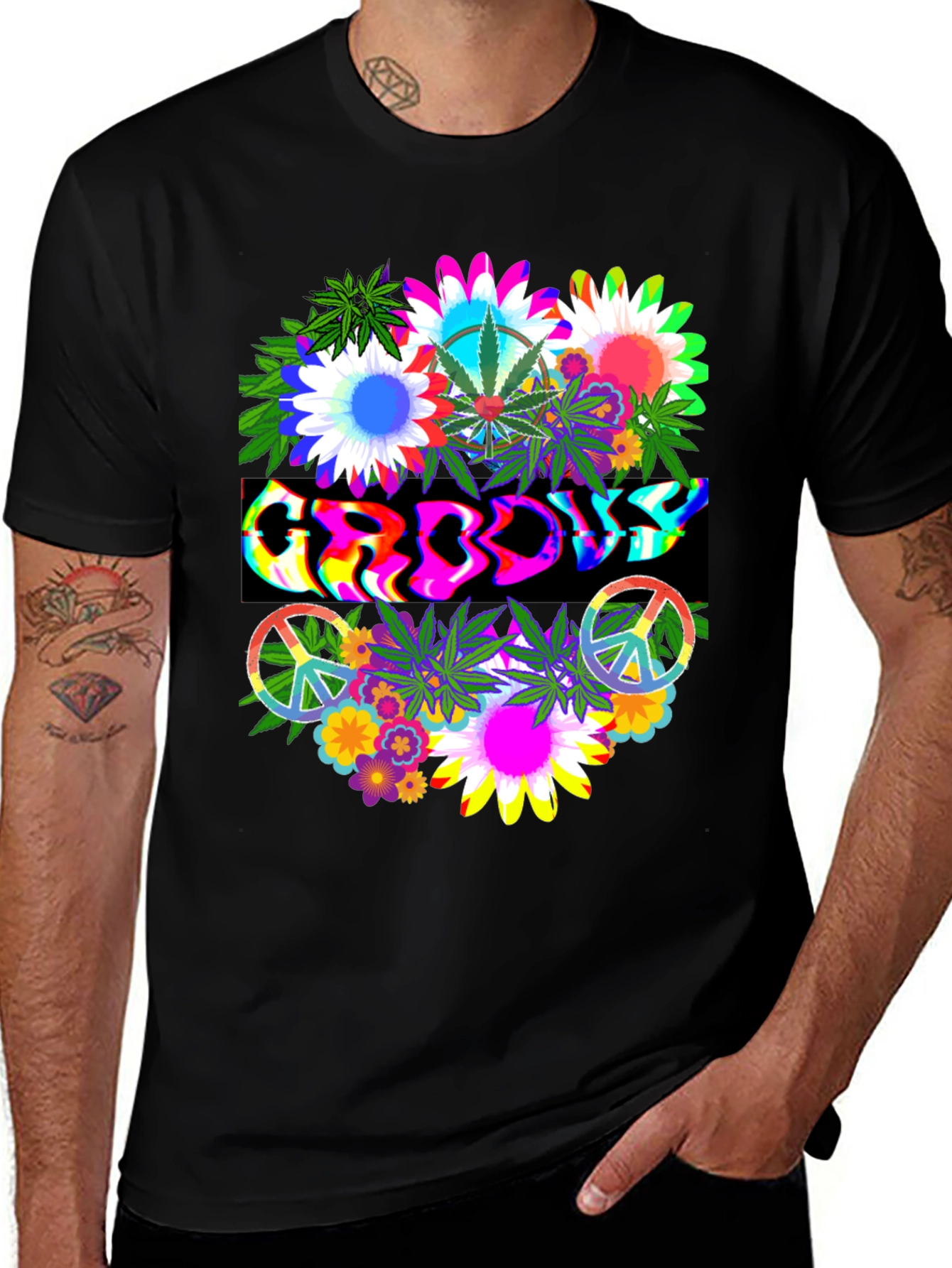 Groovy Hippie Peace T-Shirt