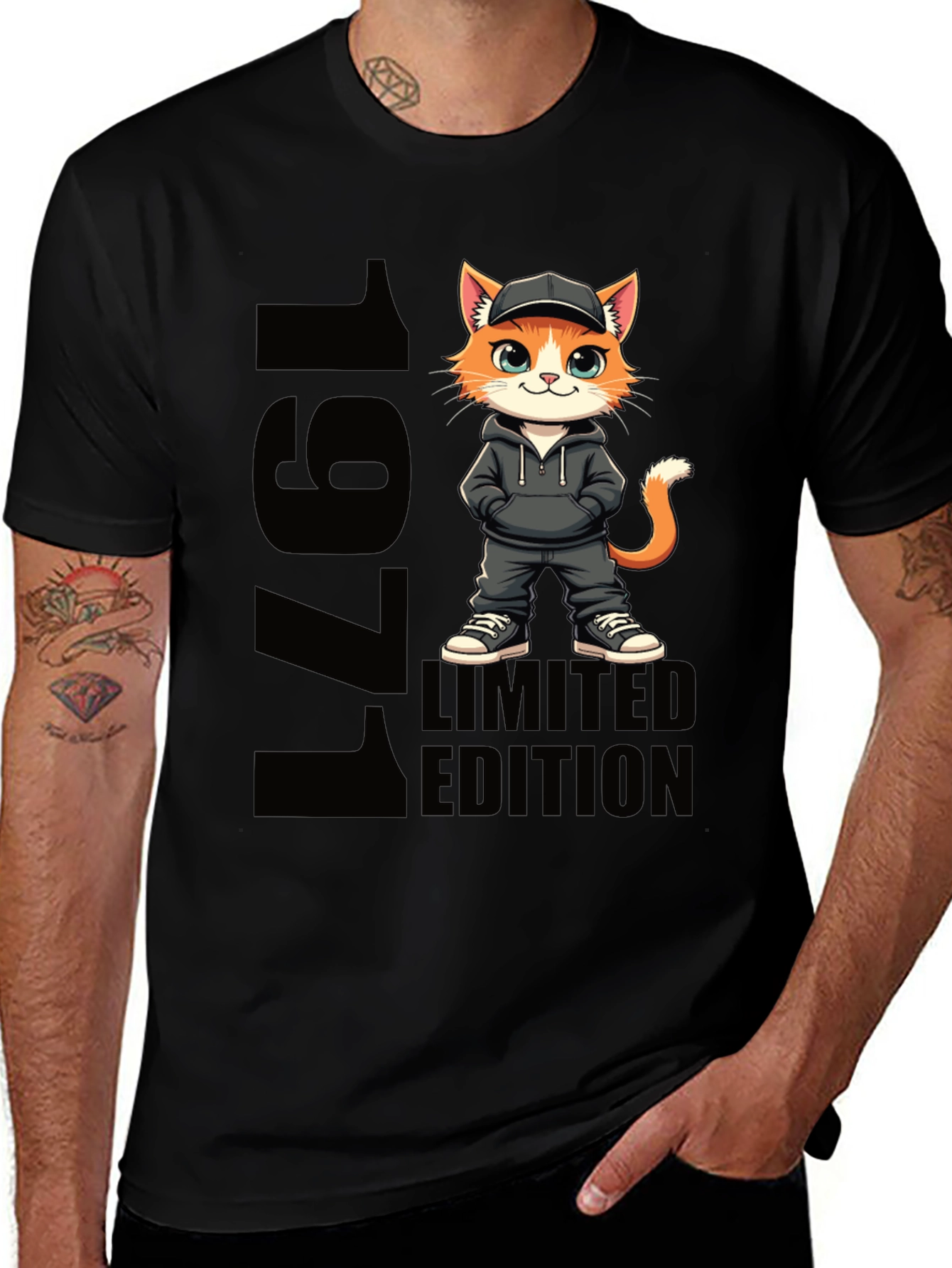 Variant 4 of 1971 Limited Edition Cat T-Shirt