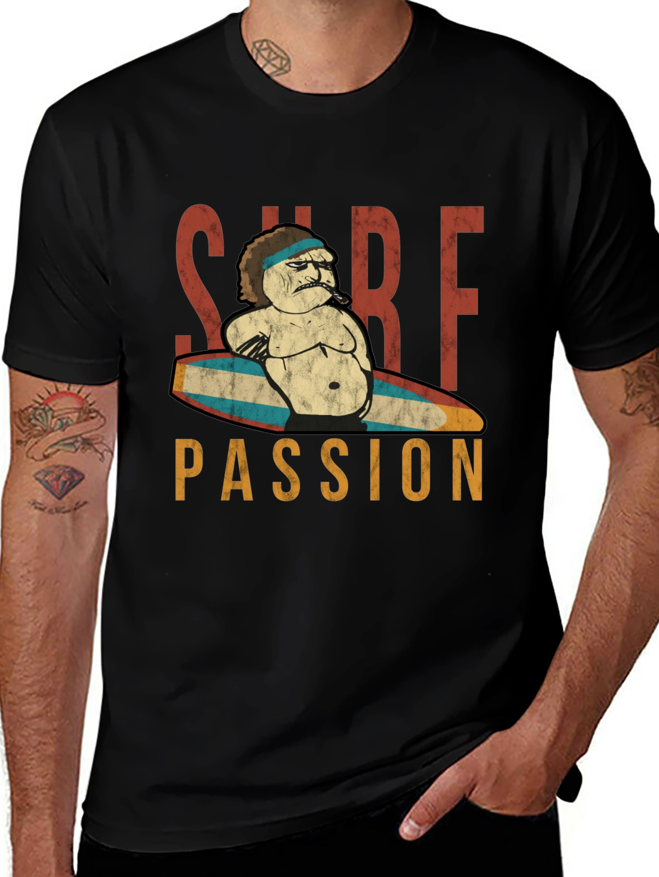 Variant 8 of Surf Passion T-Shirt - Graphic Tee