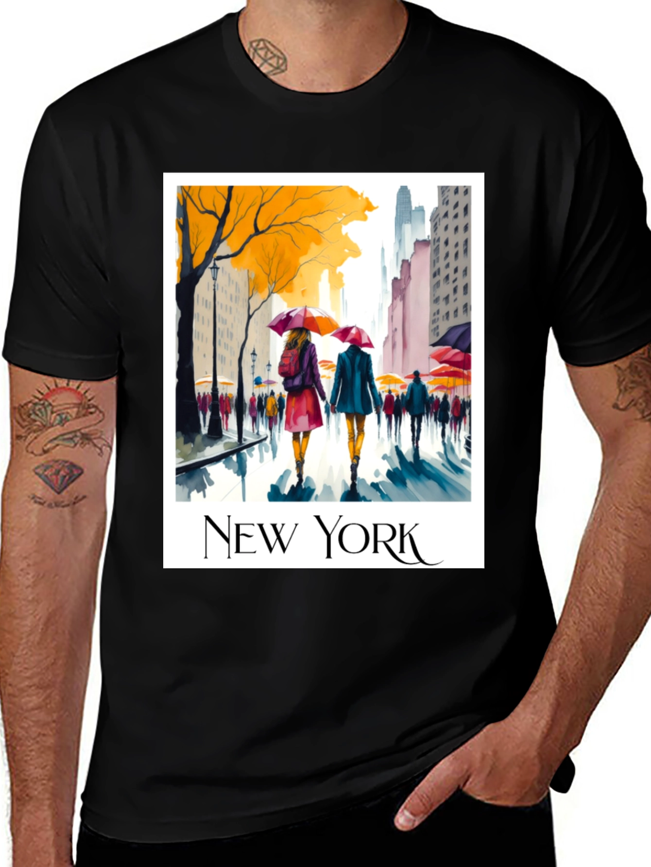 New York City Rainy Day T-Shirt