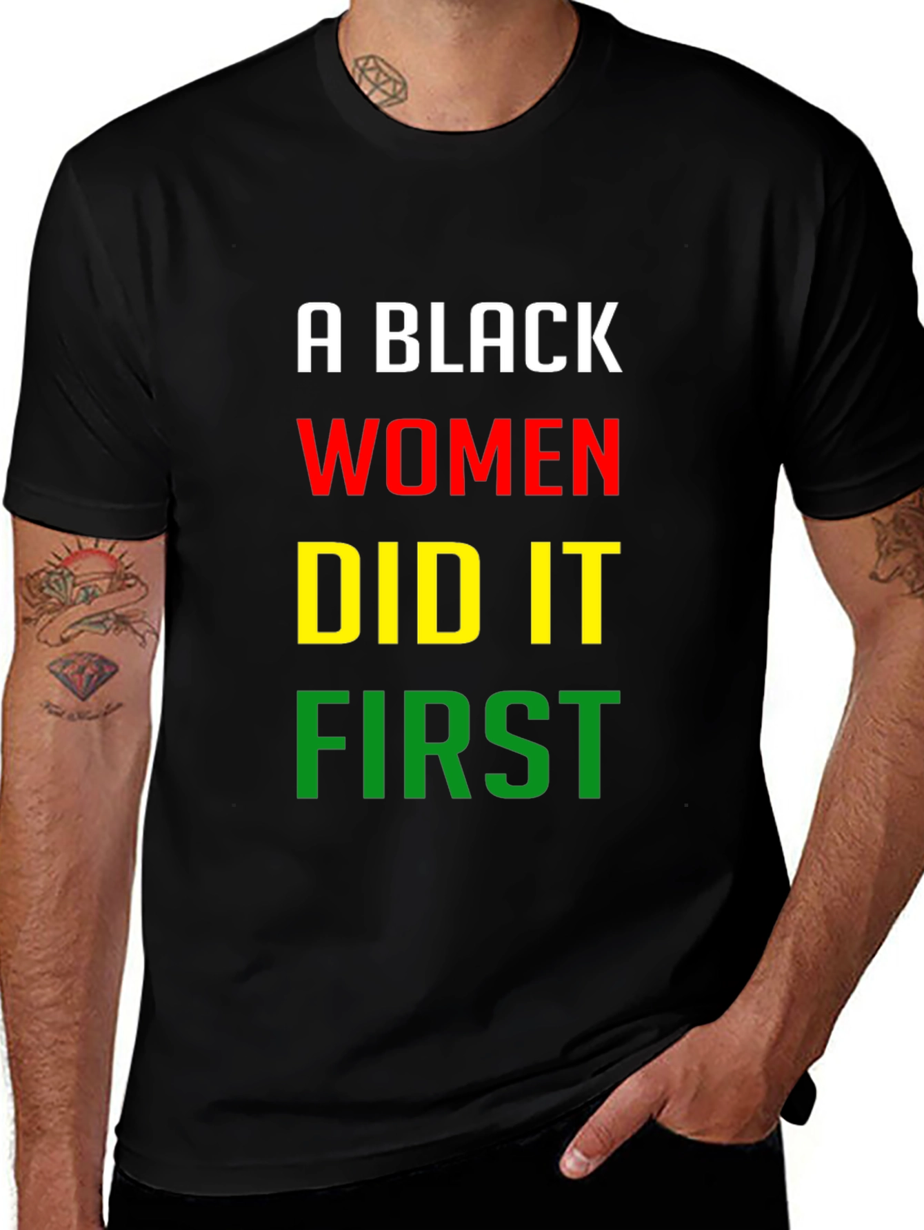 Variant 23 of A Black Women Did It First T-Shirt