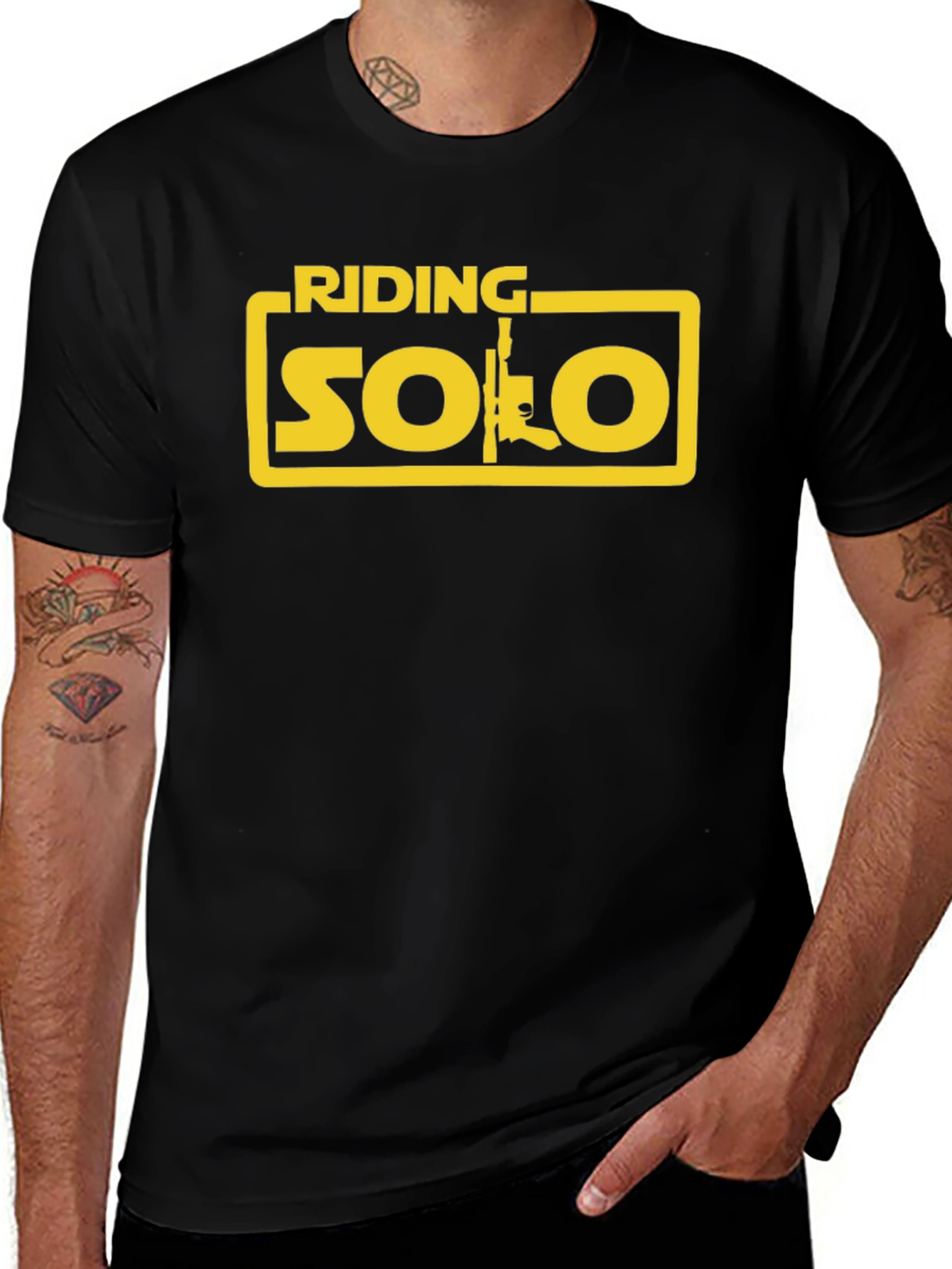 Variant 4 of Riding Solo T-Shirt - Star Wars Han Solo Inspired