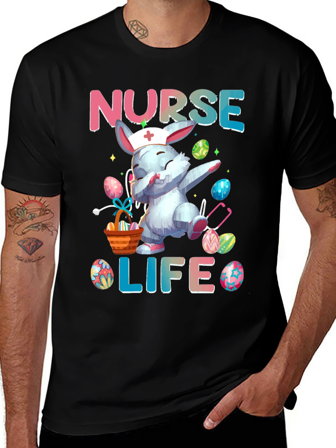 Variant 11 of Nurse Life Easter Bunny T-Shirt