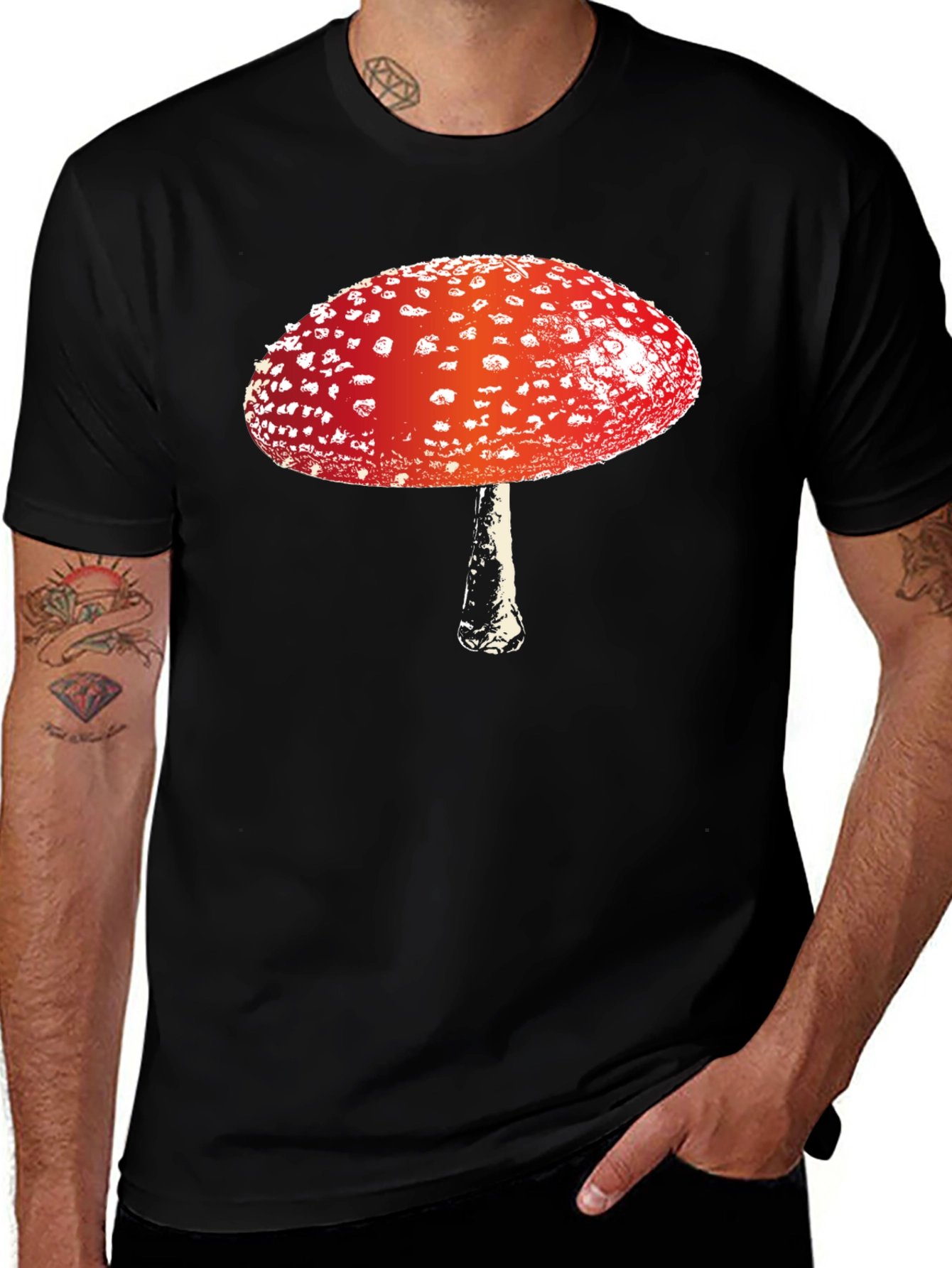 Variant 14 of Amanita Mushroom T-Shirt