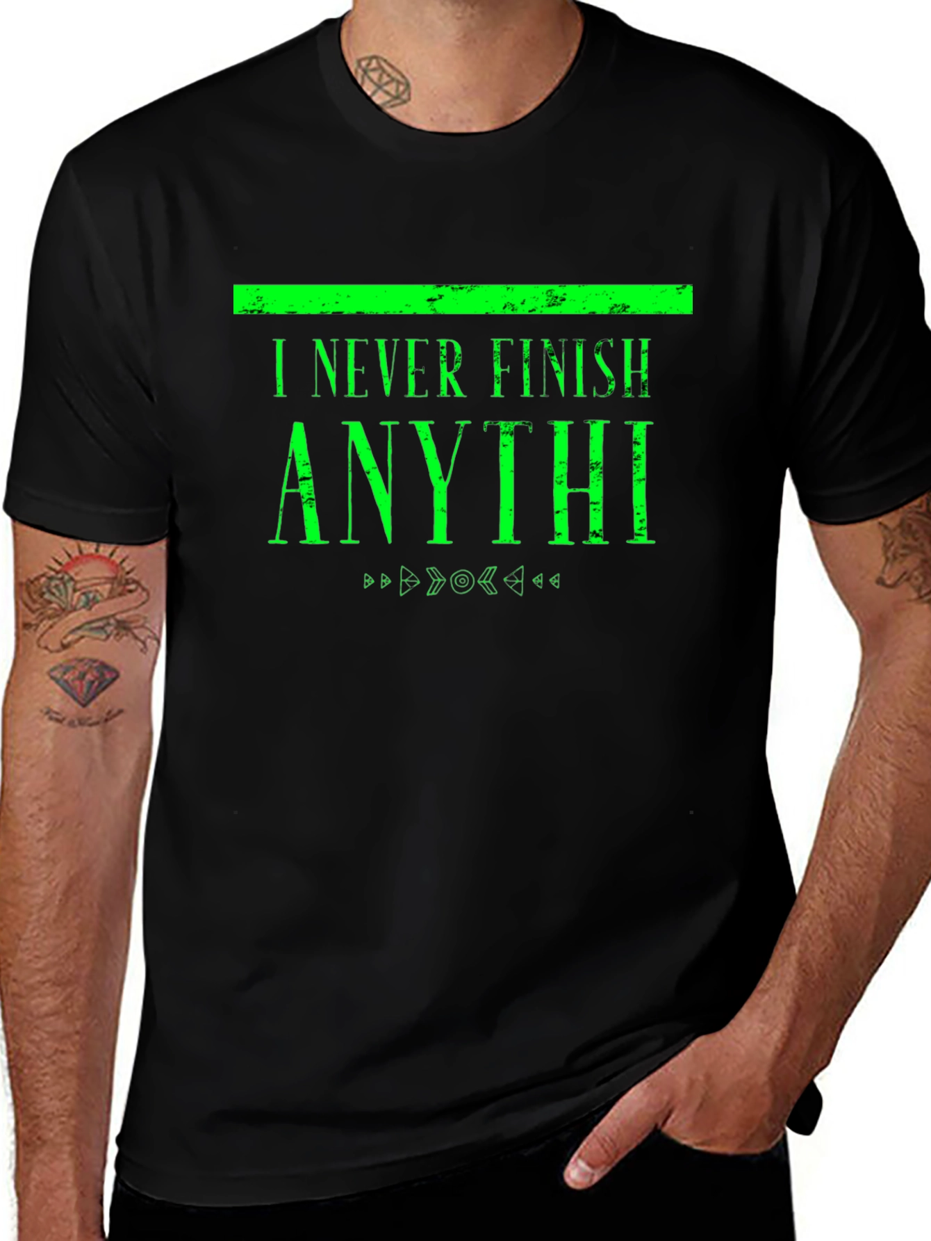 Variant 14 of I Never Finish Anythi Funny T-Shirt