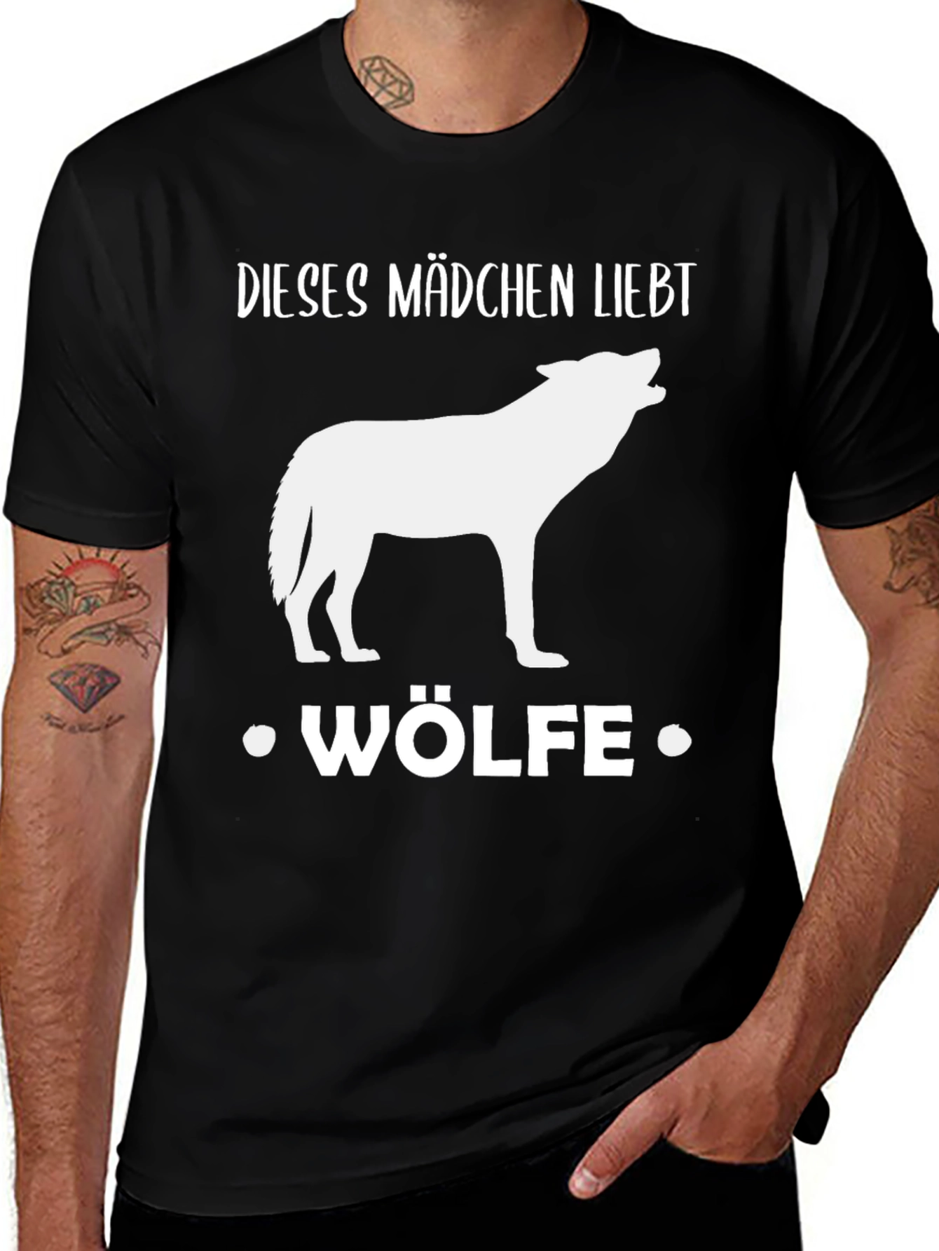 Variant 4 of Dieses Mädchen Liebt Wölfe T-Shirt