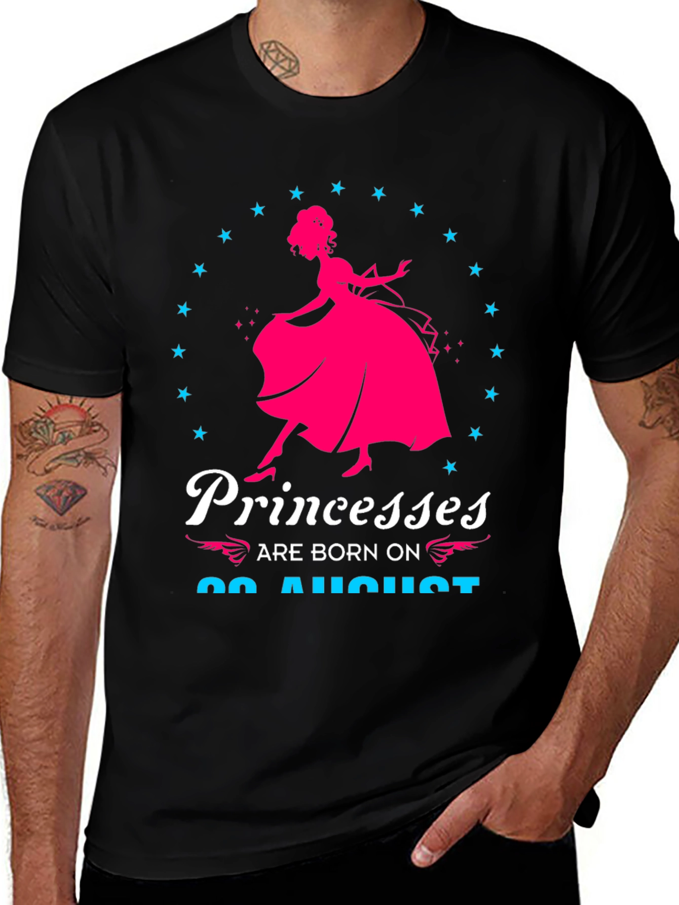 Variant 15 of Princesses Born in August T-Shirt