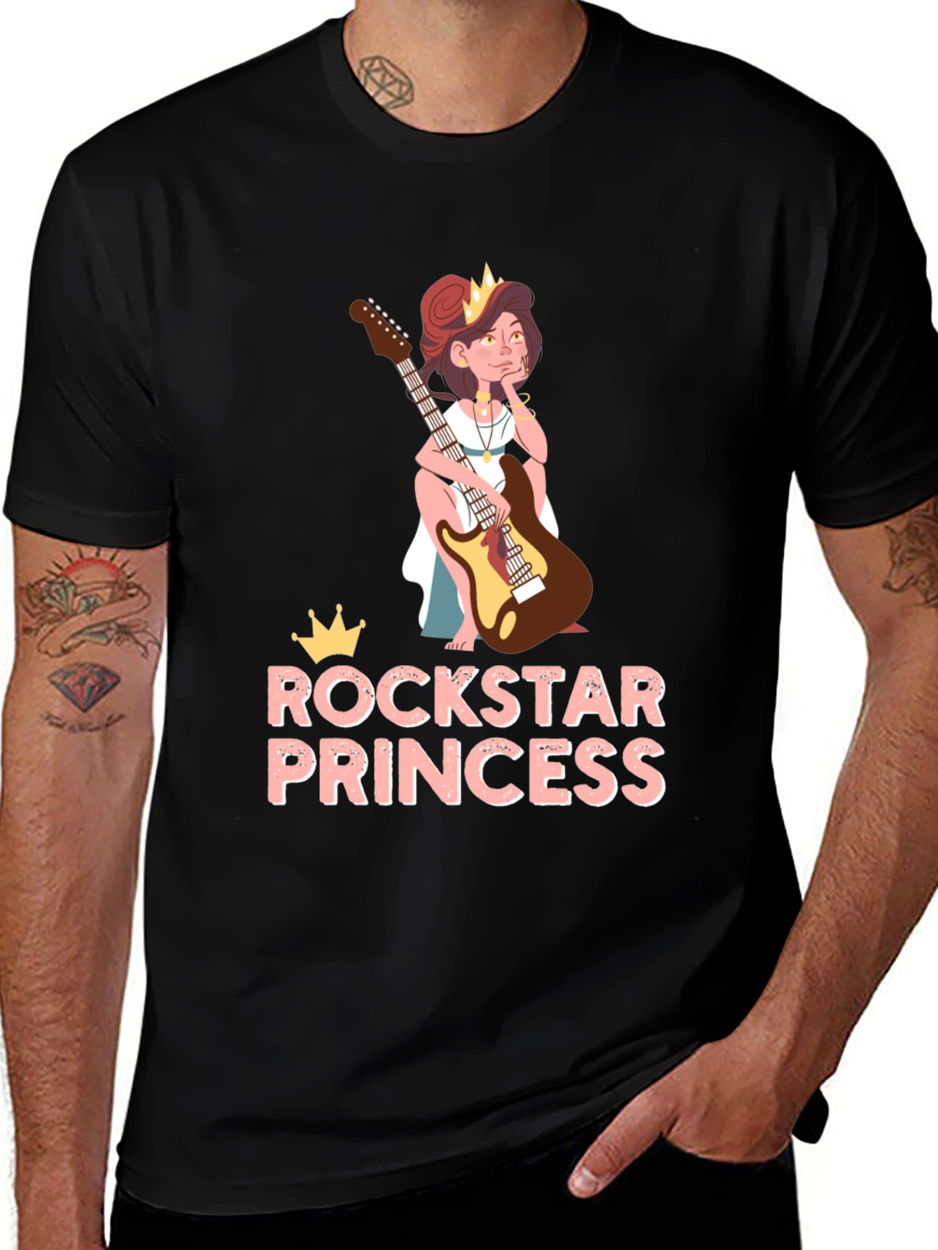 Variant 3 of Rockstar Princess Graphic T-Shirt