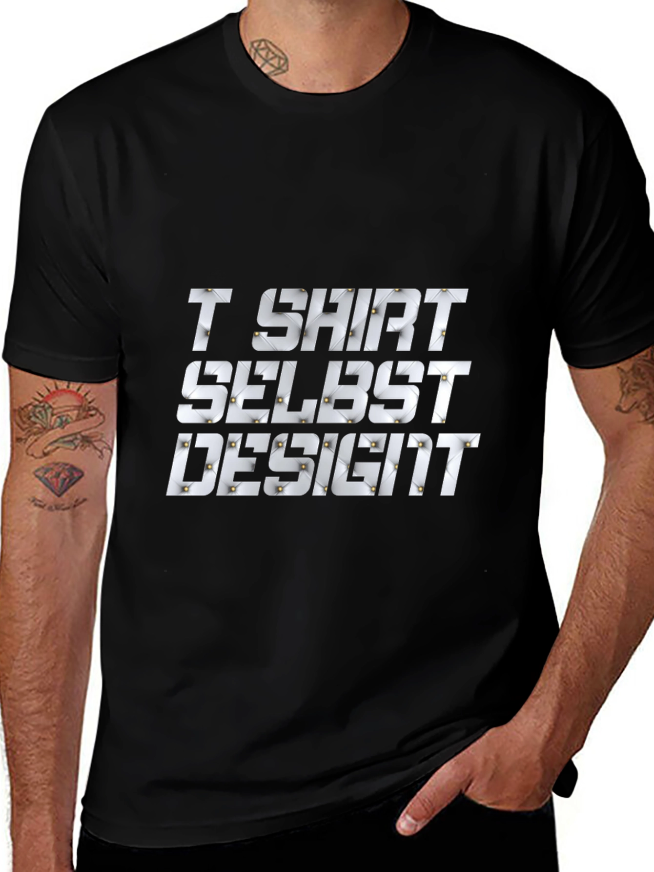 Variant 25 of Self Design T-Shirt - Stylish & Unique