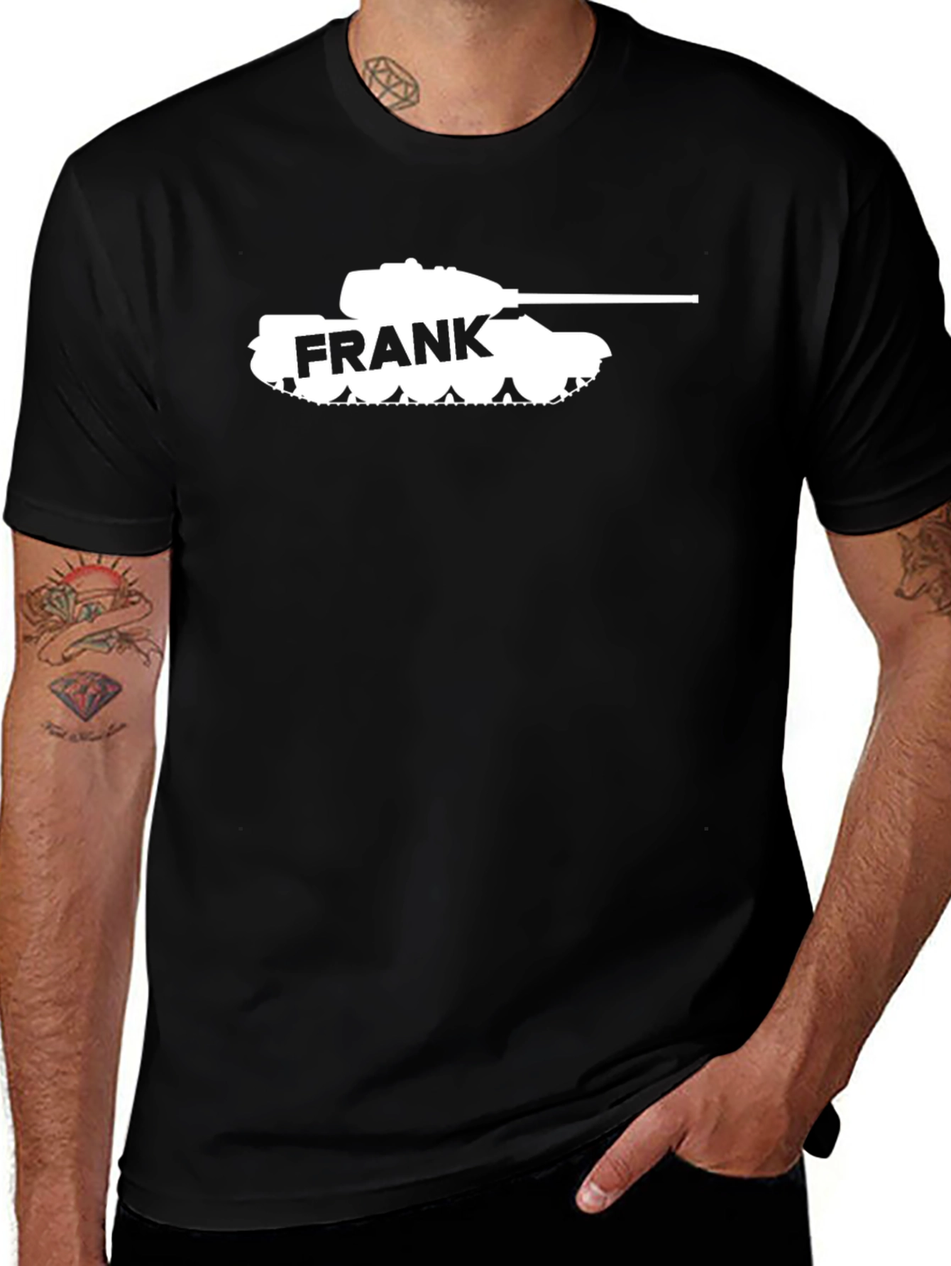 Variant 30 of Frank Tank Tee - Military Humor T-Shirt