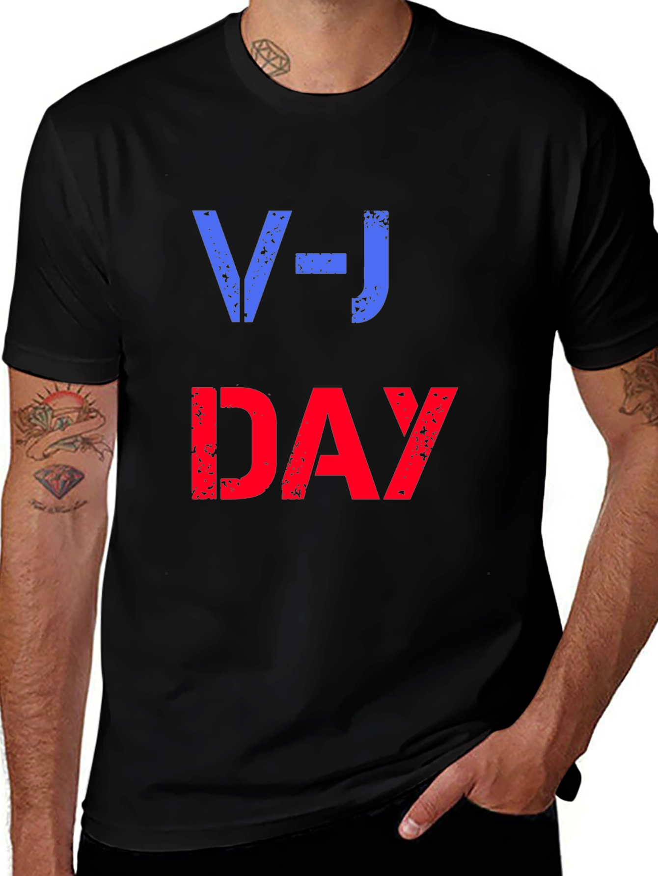 Variant 9 of V-J Day T-Shirt, Patriotic Tee