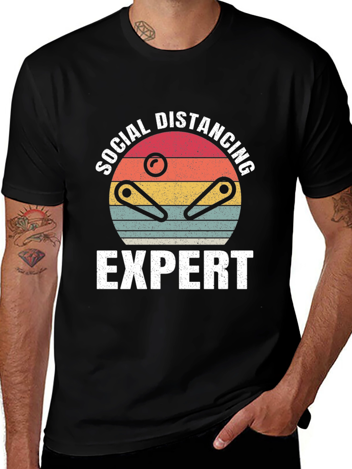 Variant 19 of Social Distancing Expert T-Shirt