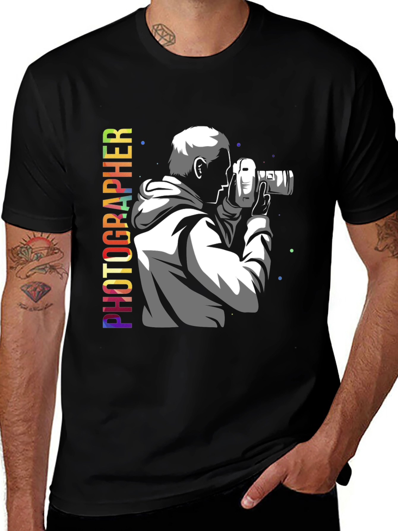Variant 21 of Photographer Graphic Tee - Hobbyist or Pro Photographer