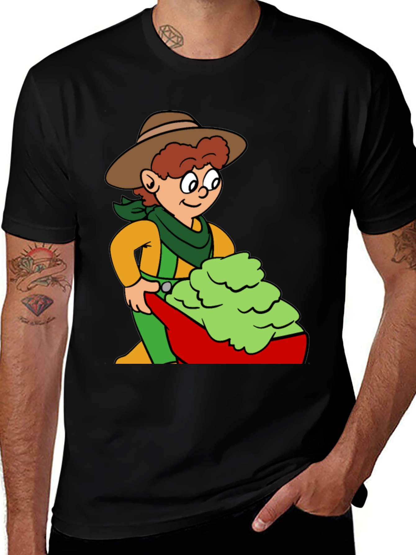 Variant 15 of Cartoon Cowboy & Guacamole T-Shirt
