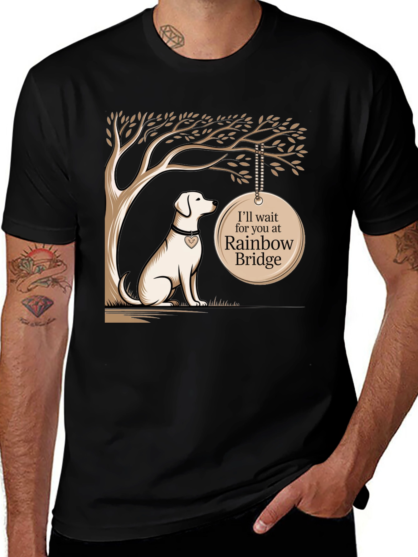 Rainbow Bridge Pet Memorial T-Shirt