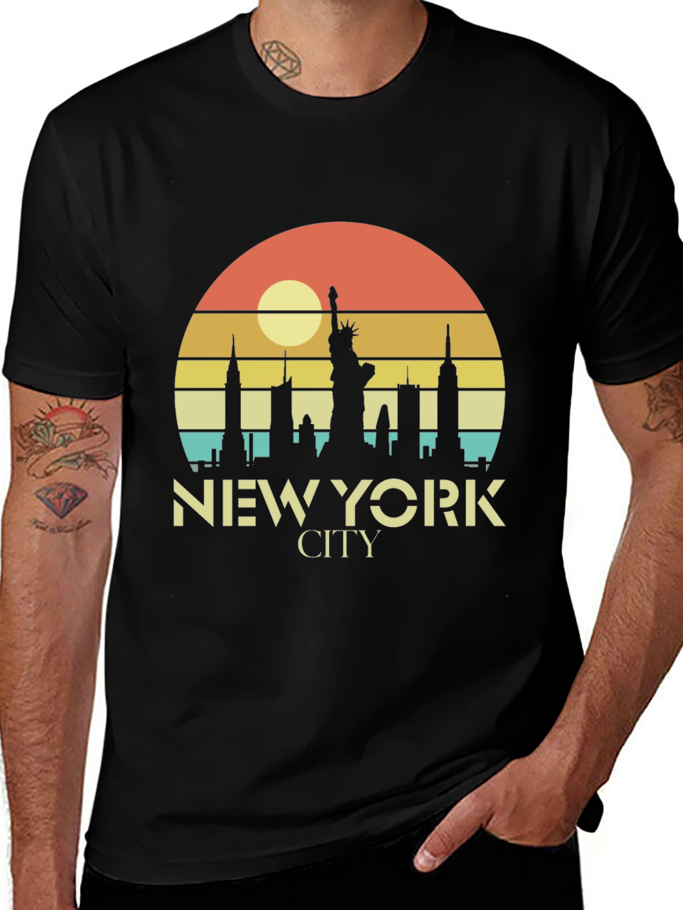 Variant 9 of New York City Retro Style T-Shirt
