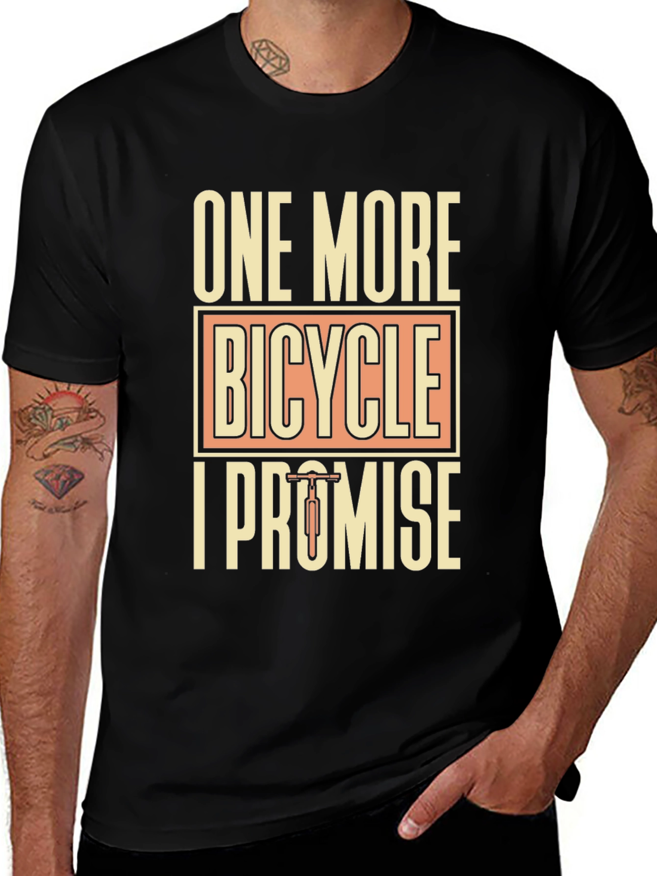 One More Bicycle T-Shirt Funny Cycling Gift