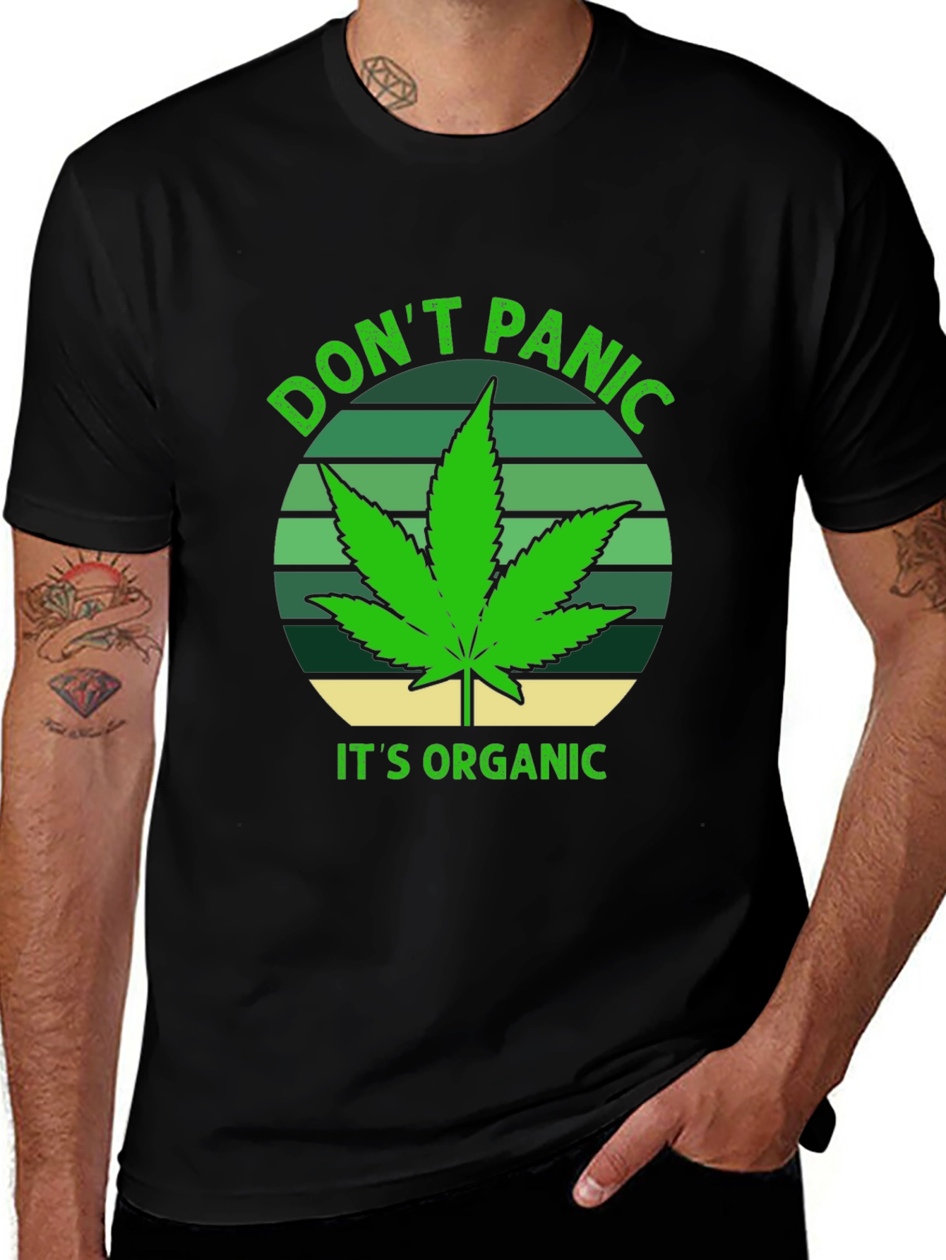 Don't Panic It's Organic Graphic Tee