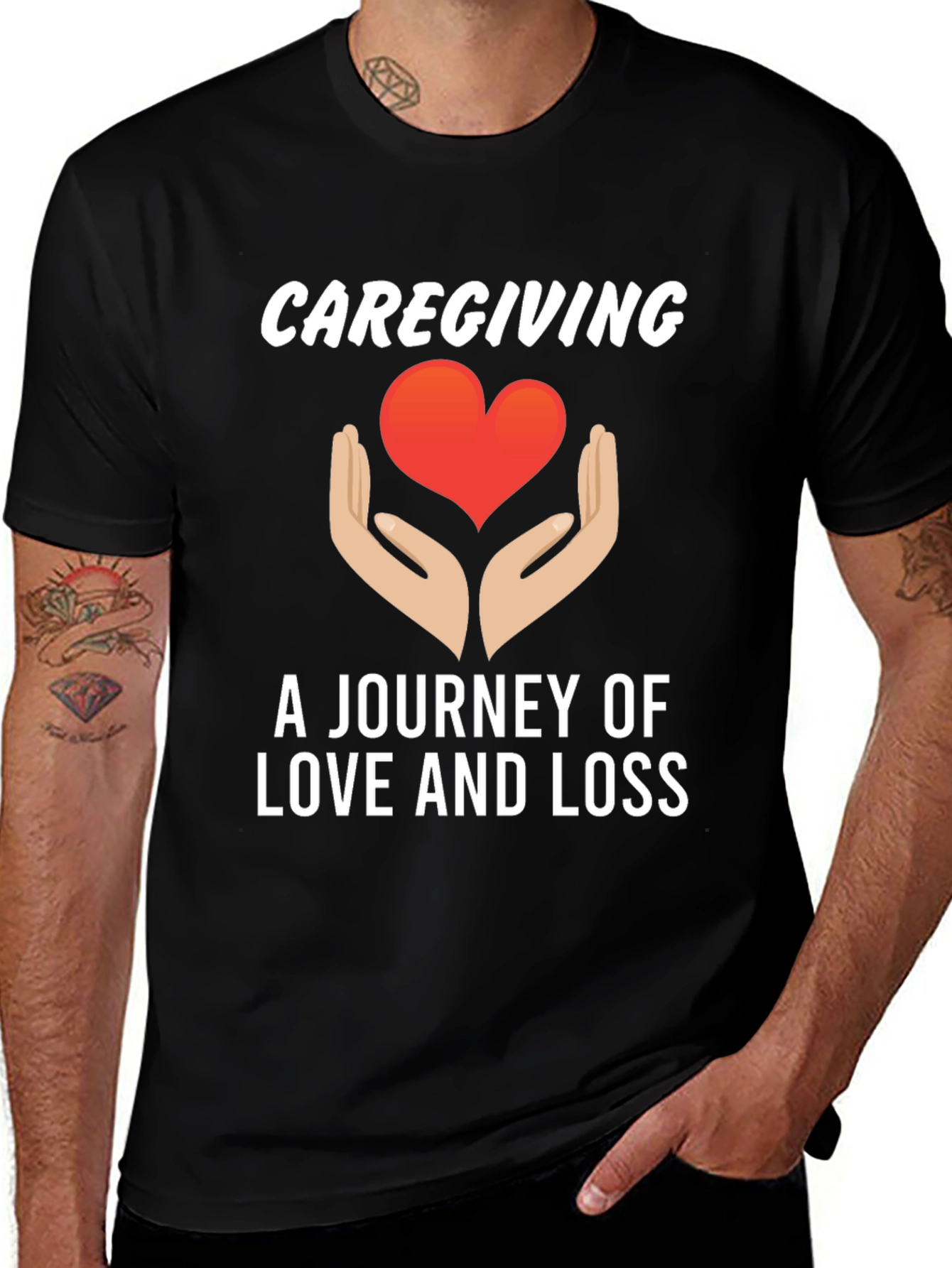 Caregiving: A Journey of Love and Loss T-Shirt