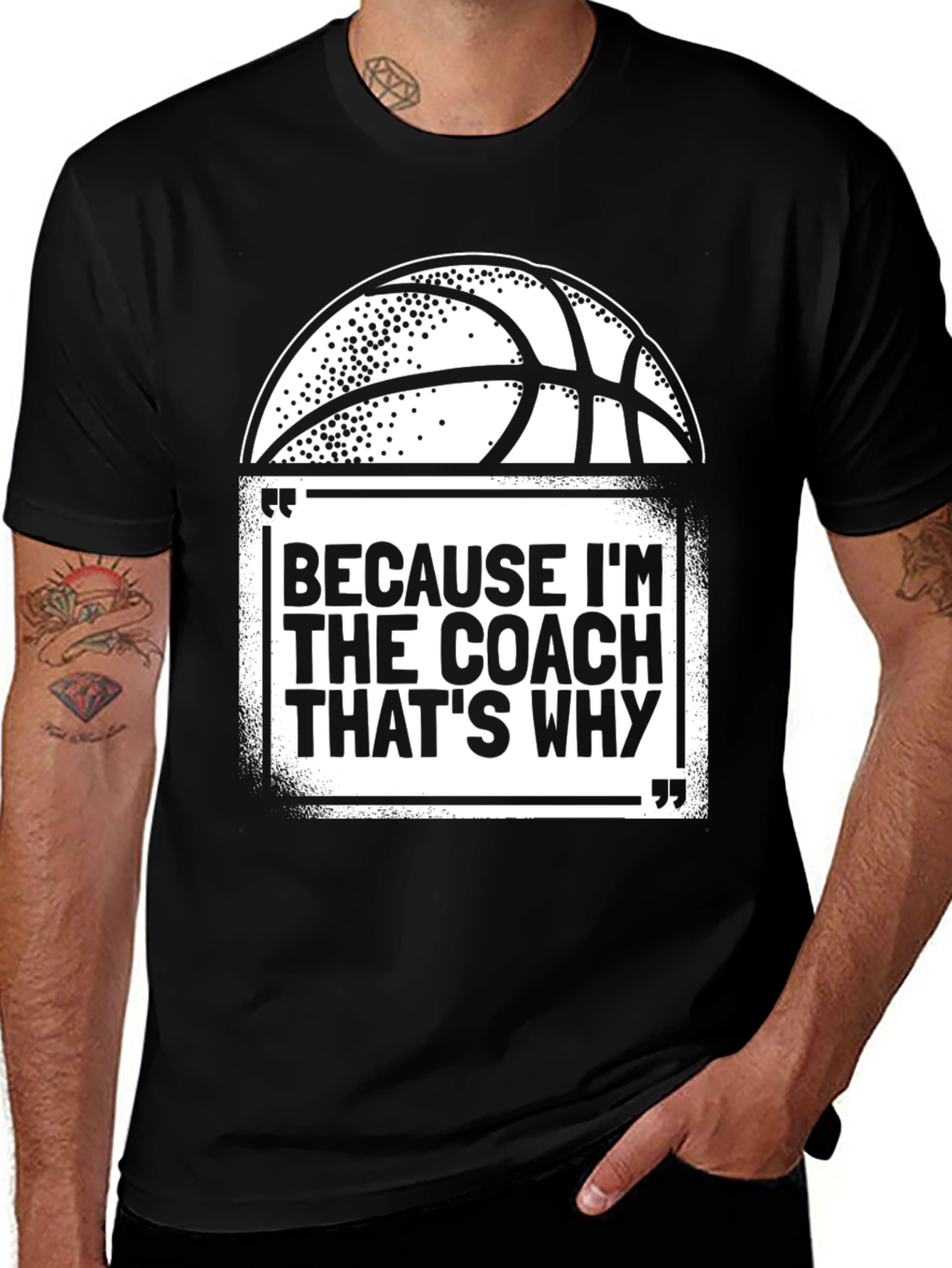Variant 22 of Coach Basketball Graphic T-Shirt