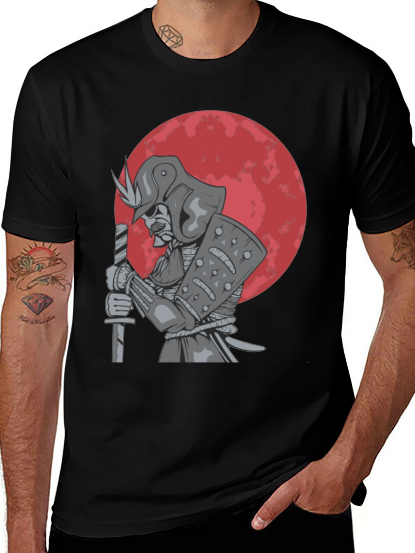 Variant 23 of Samurai Warrior T-Shirt - Japanese Graphic Tee