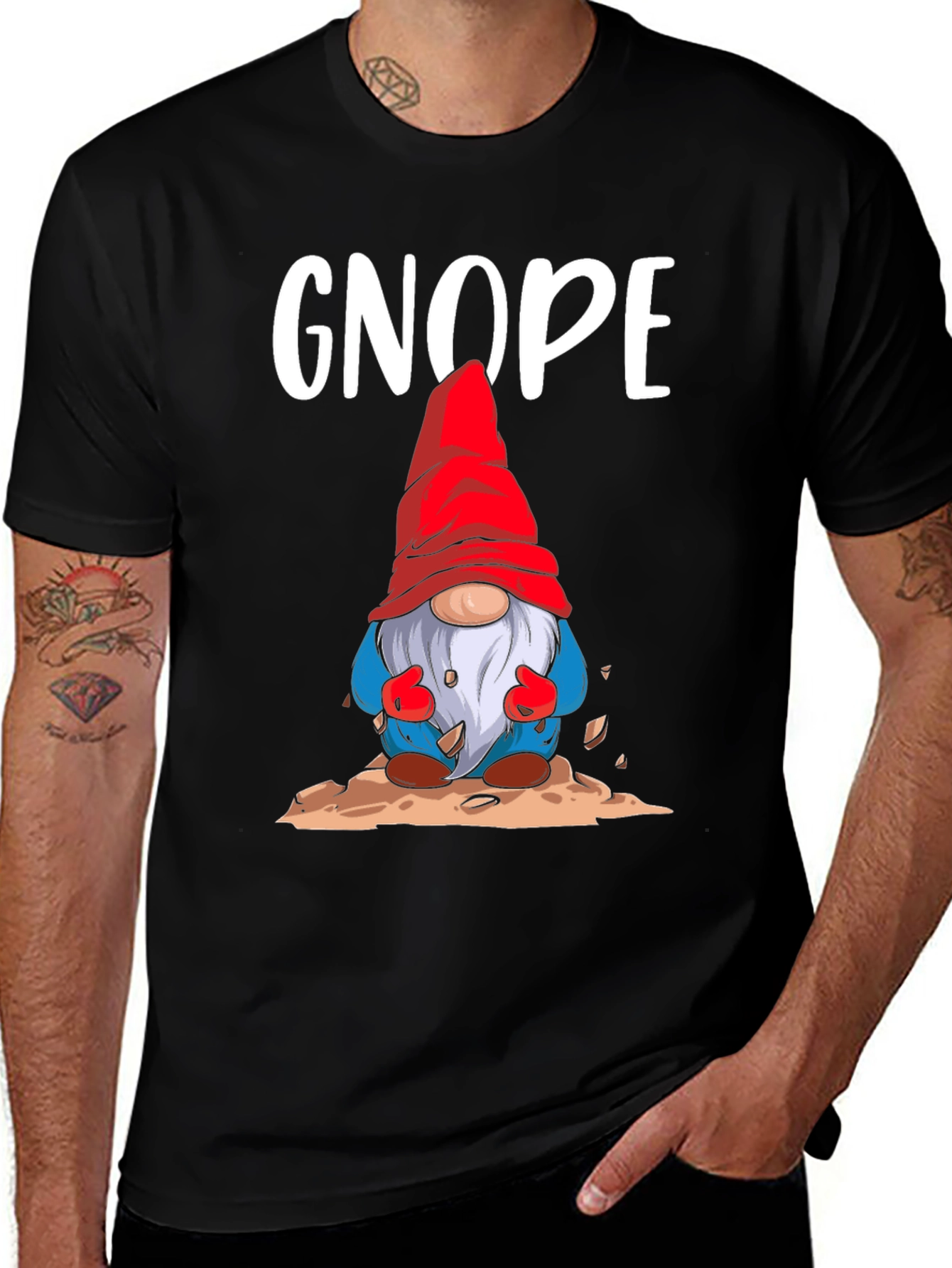 Variant 26 of Gnope Gnome Graphic T-Shirt