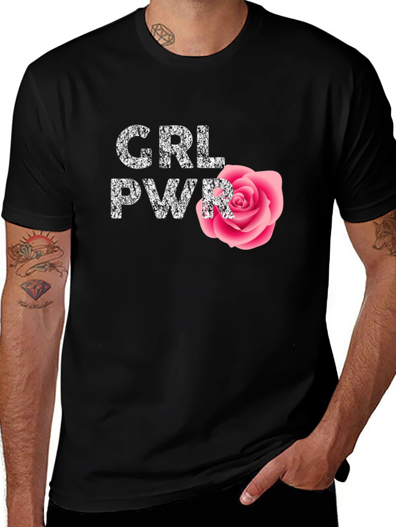 Variant 26 of GRL PWR Rose Graphic Tee