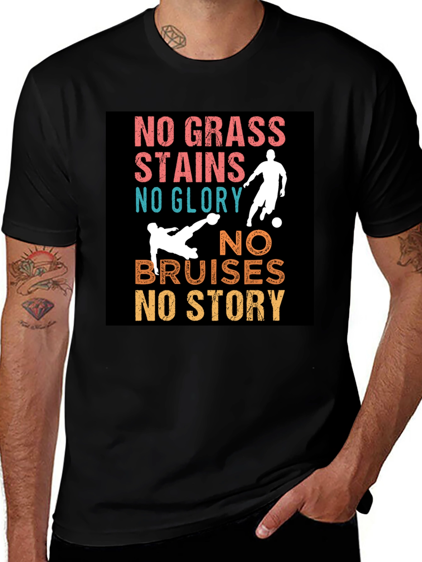 Variant 8 of Soccer No Grass Stains T-Shirt