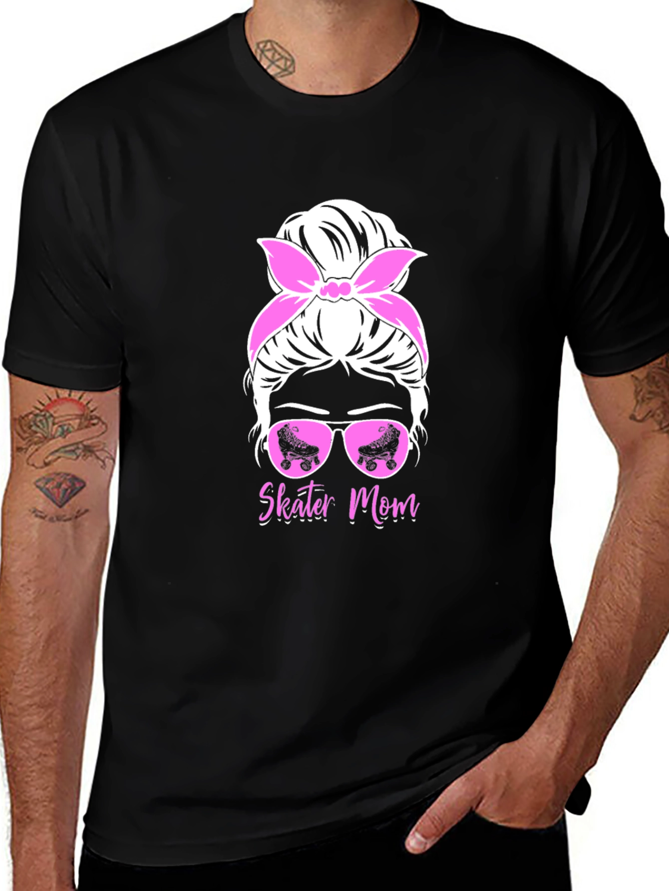Variant 6 of Skater Mom Graphic T-Shirt - Stylish & Comfortable
