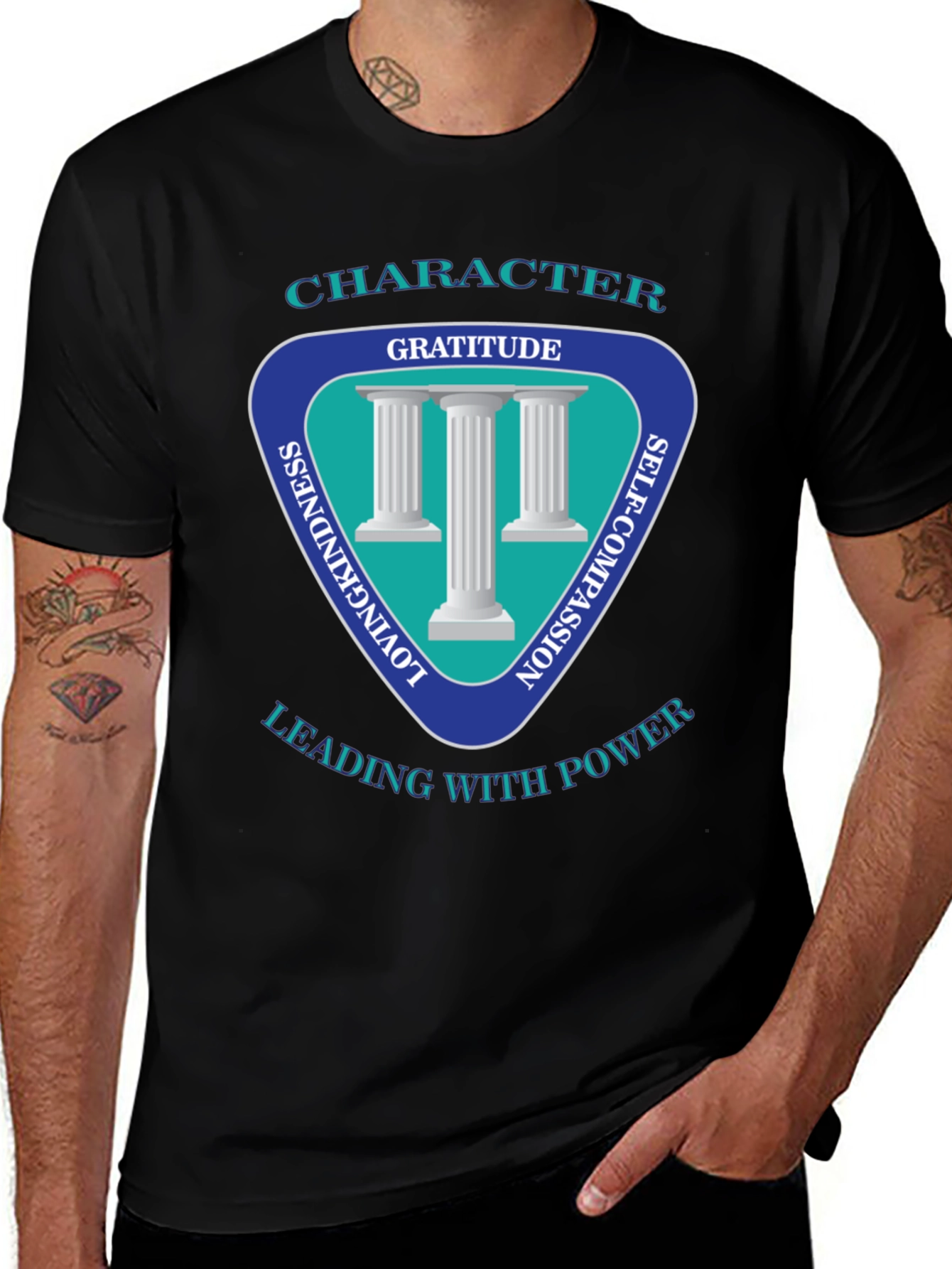 Character Gratitude Graphic T-Shirt