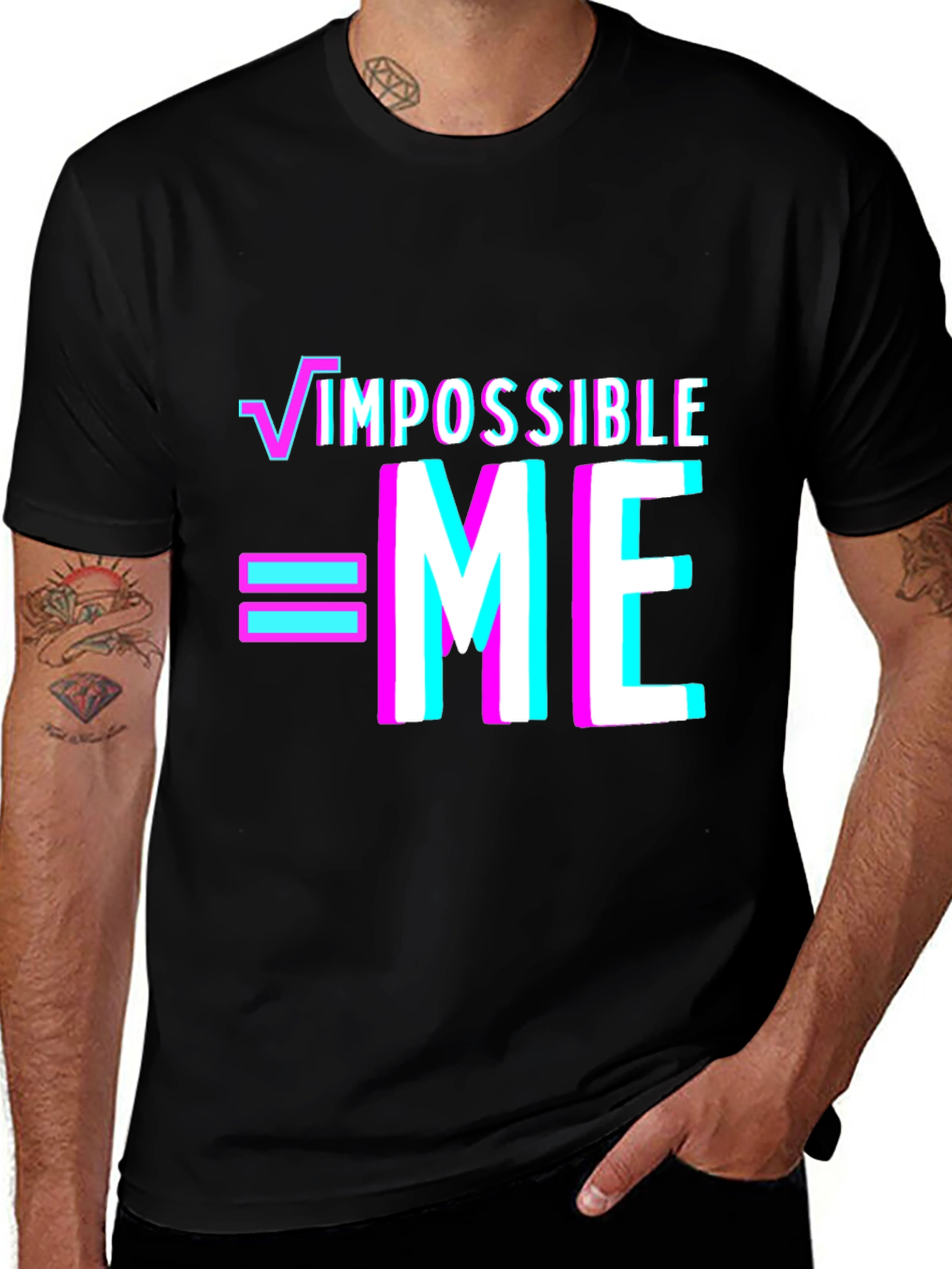 Variant 29 of Impossible = Me Graphic Tee - Stylish Comfort