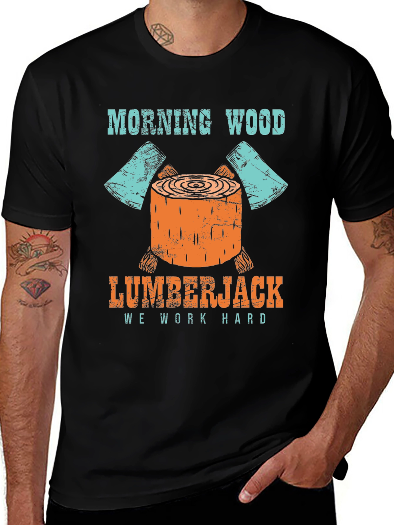 Variant 3 of Morning Wood Lumberjack Graphic Tee