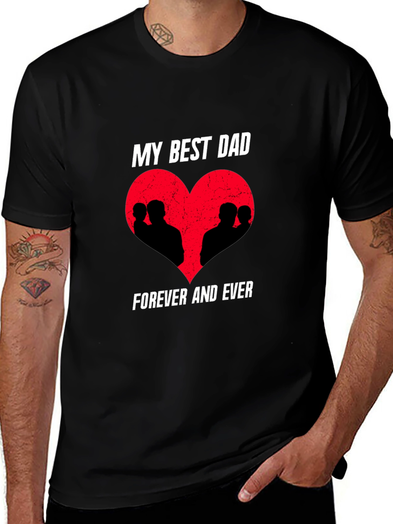 Variant 19 of My Best Dad Forever T-Shirt Father's Day