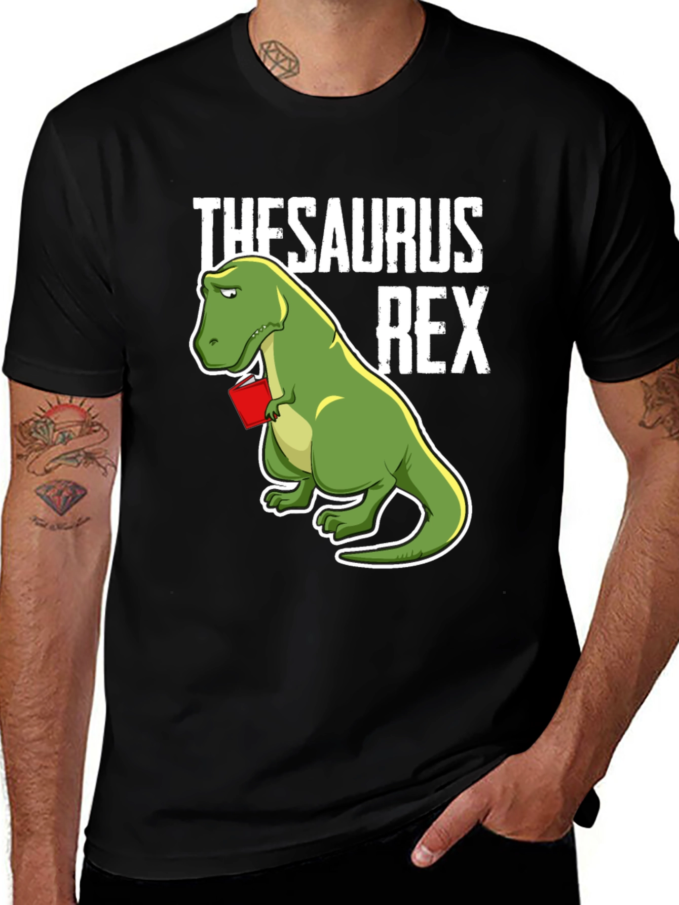 Thesaurus Rex T-Shirt Funny Dinosaur Tee