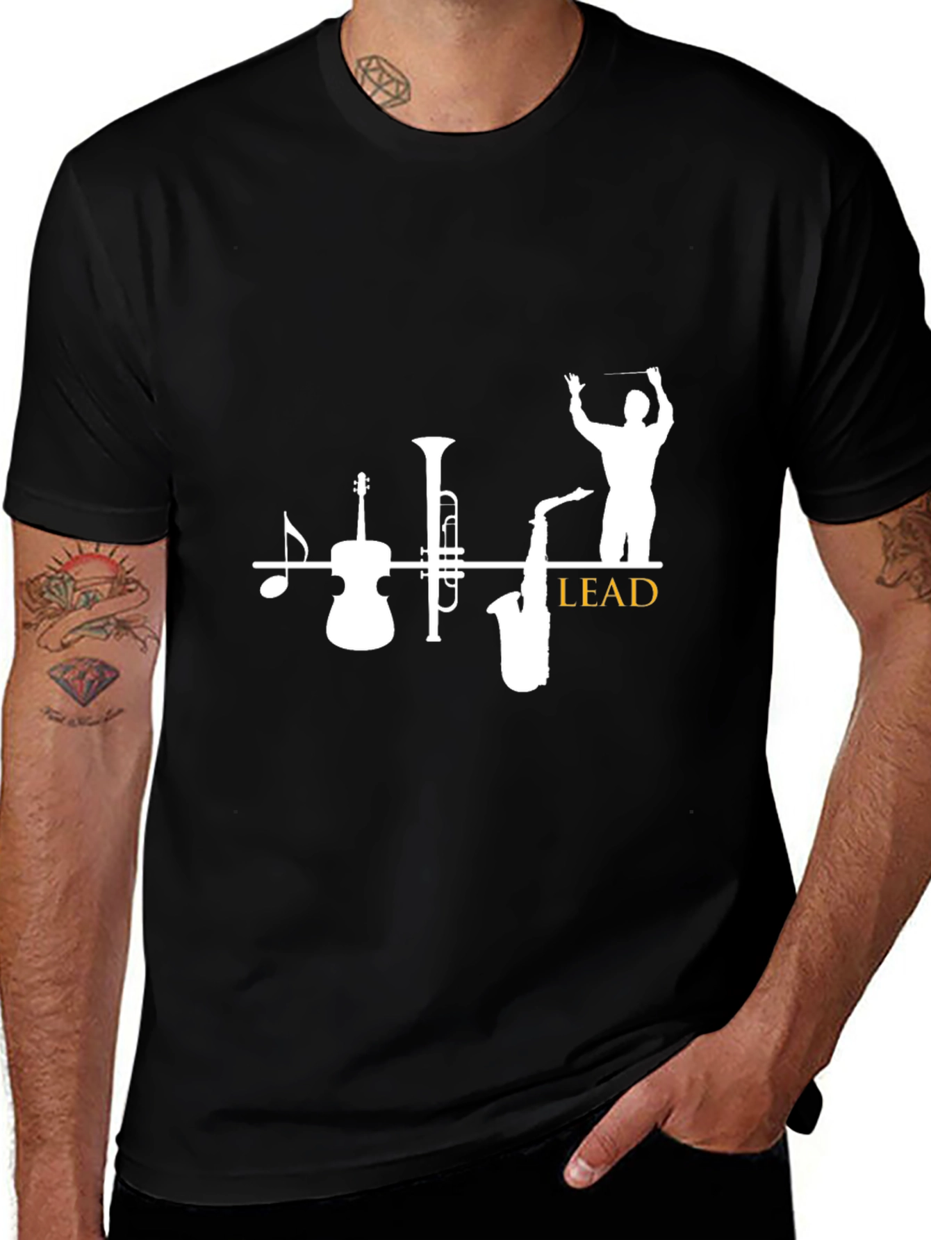 Orchestra LEAD T-Shirt - Musical Instruments Design