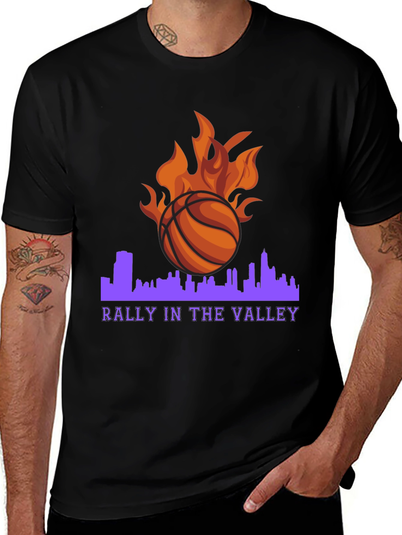 Rally in the Valley T-Shirt - Phoenix Basketball Fan Tee
