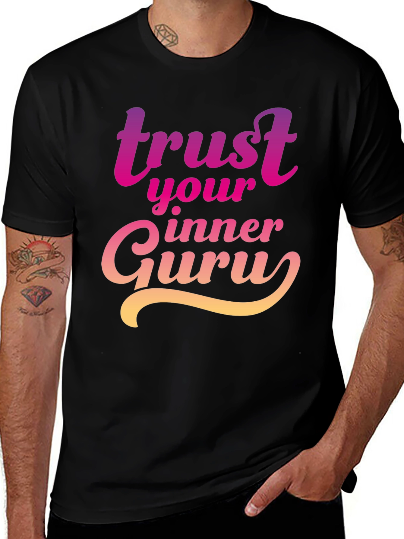 Variant 29 of Trust Your Inner Guru Graphic Tee - Inspirational Design