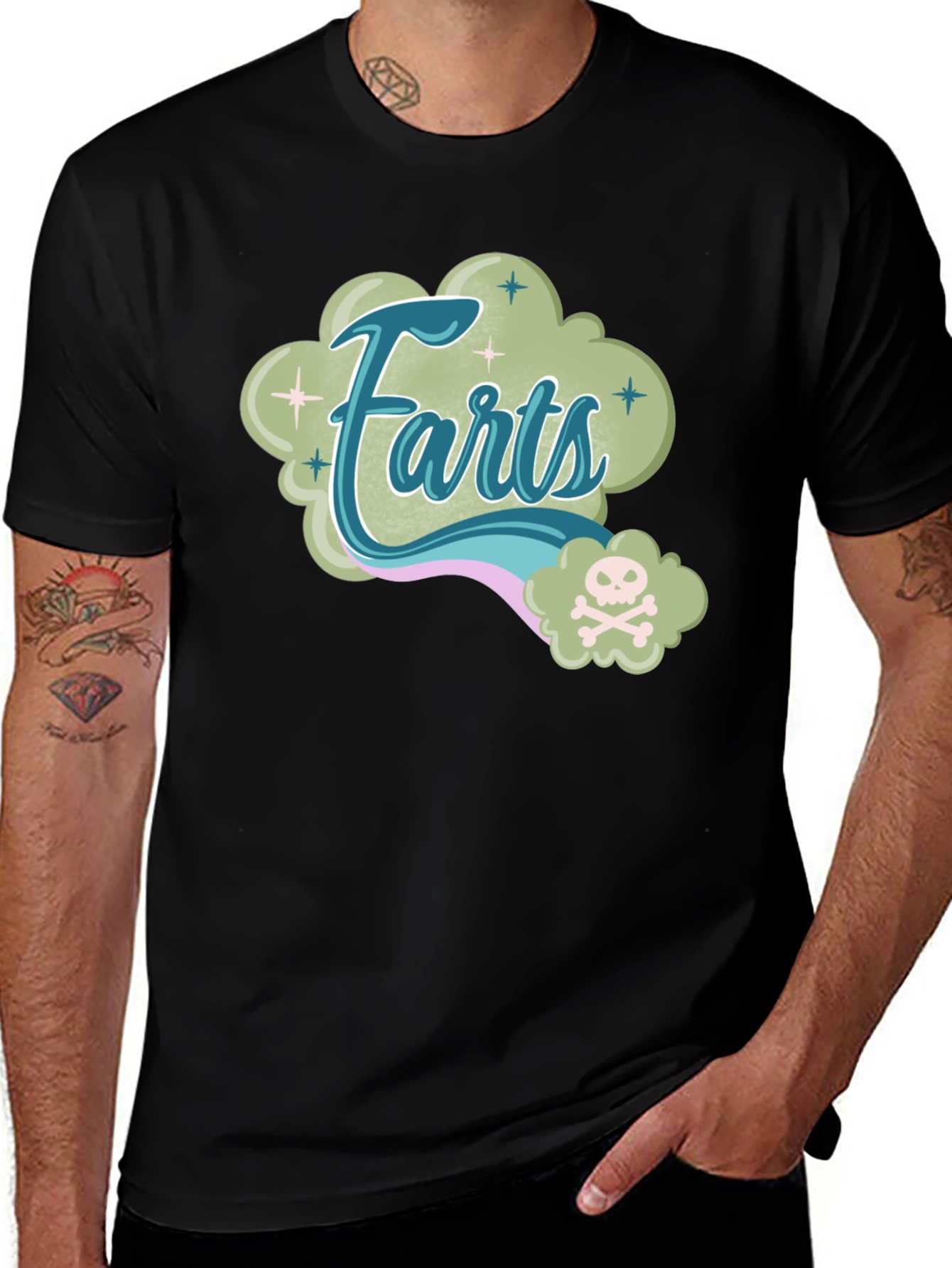 Variant 6 of Funny Farts T-Shirt - Graphic Novelty Tee