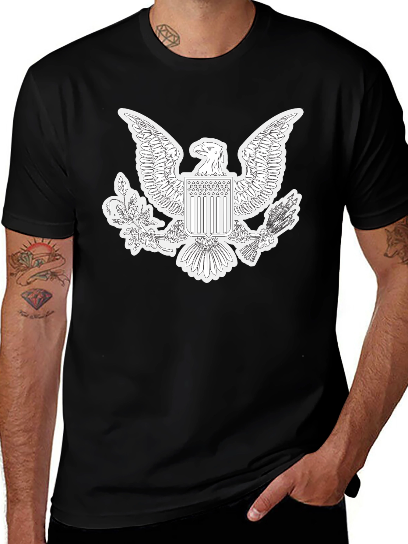 Variant 15 of American Eagle Graphic Black T-Shirt