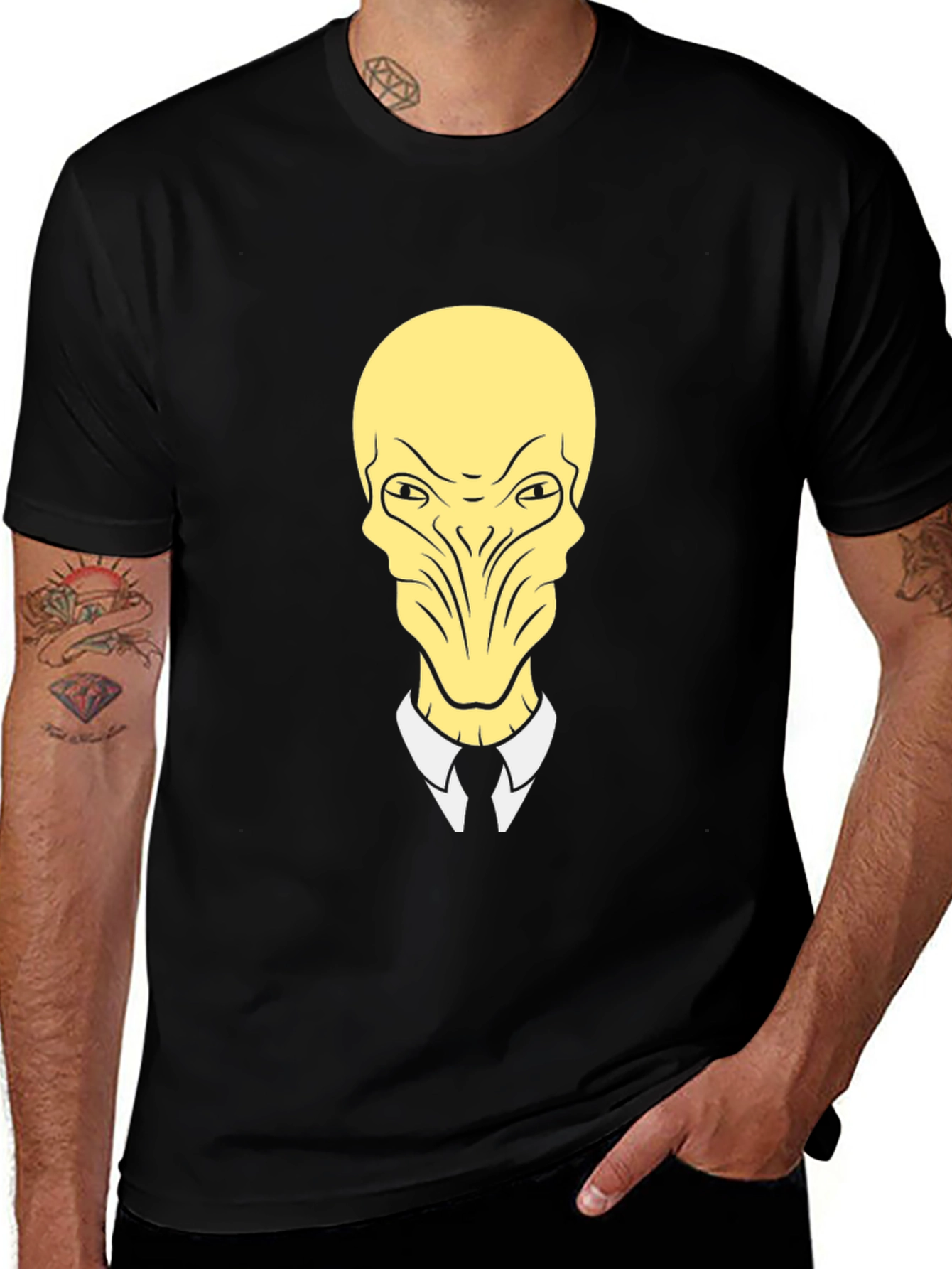 Variant 11 of The Silence T-Shirt - Black, Quirky Design