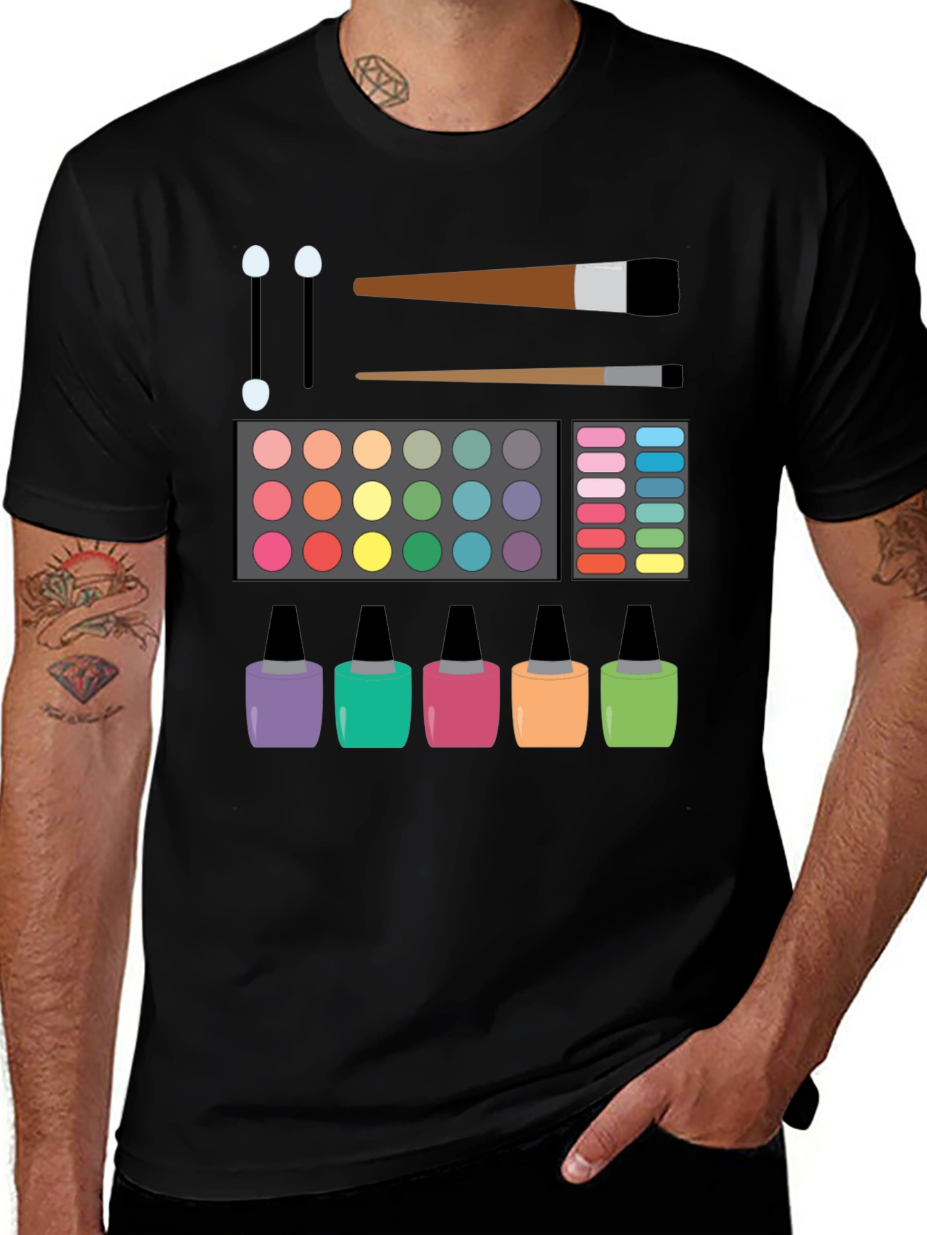Variant 27 of Makeup Lover T-Shirt - Stylish & Unique Design