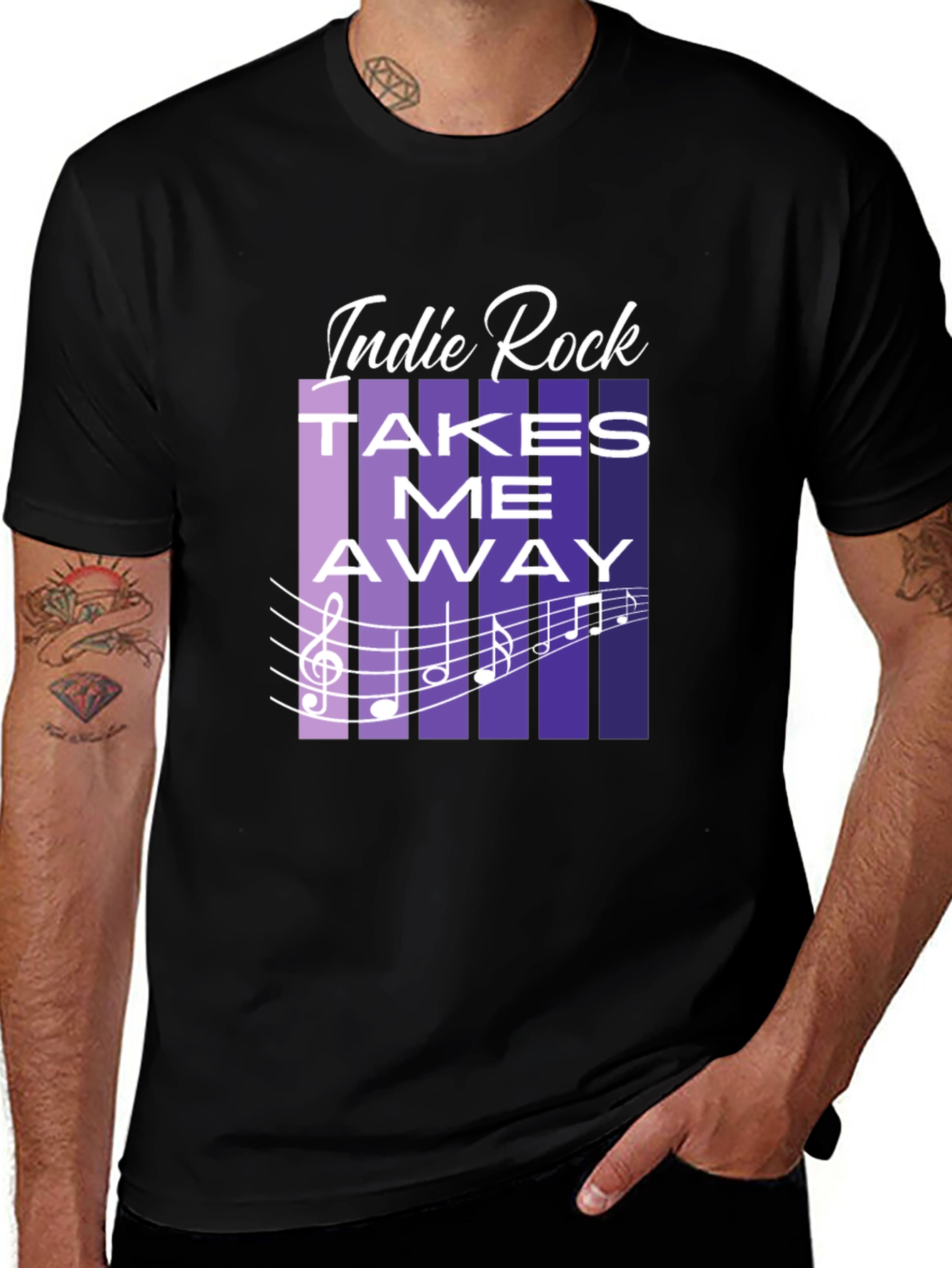 Variant 30 of Indie Rock Takes Me Away Graphic T-Shirt