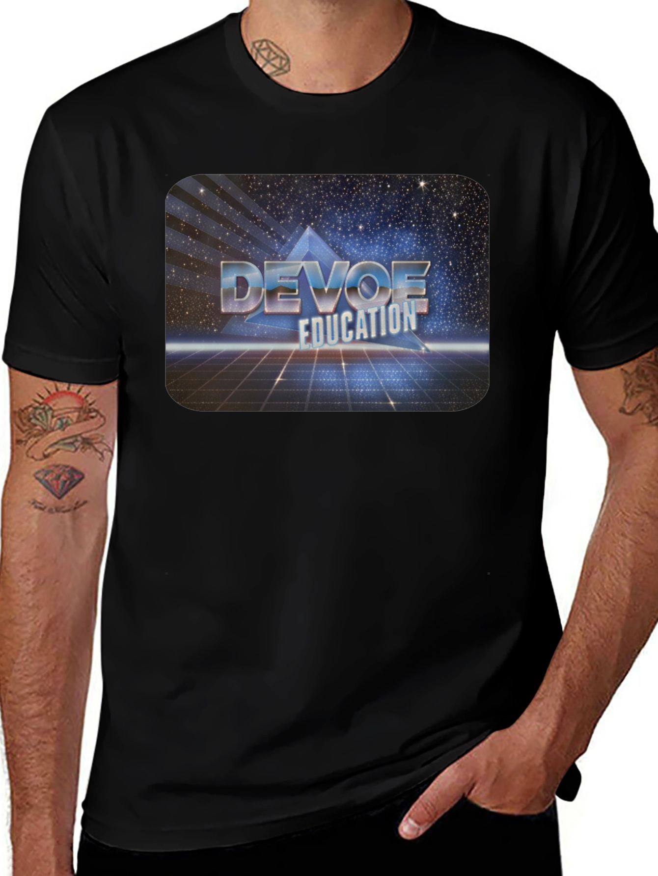 Variant 11 of Retro Devoe Education Graphic Tee