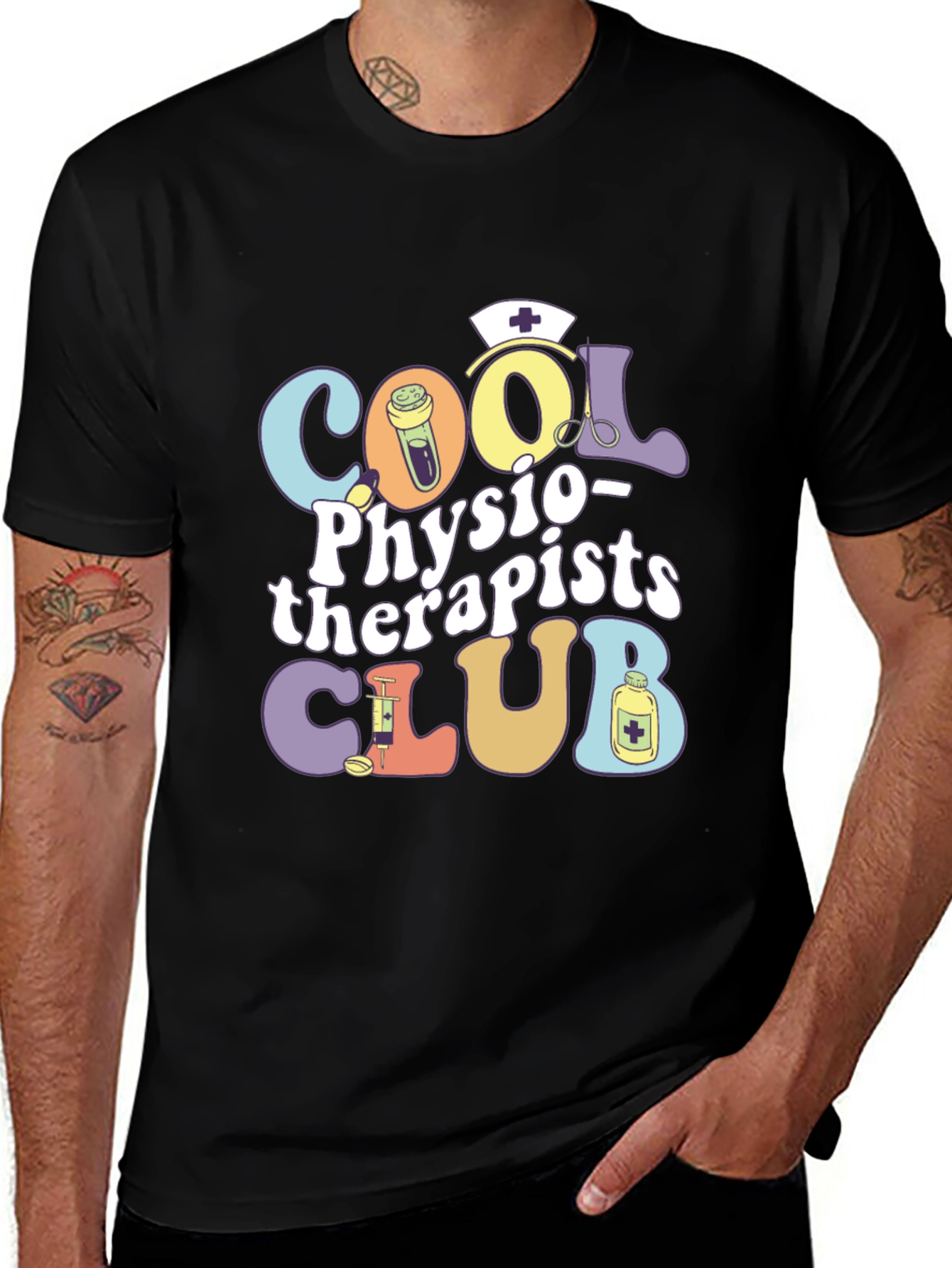 Variant 12 of Cool Physiotherapists Club Graphic T-Shirt